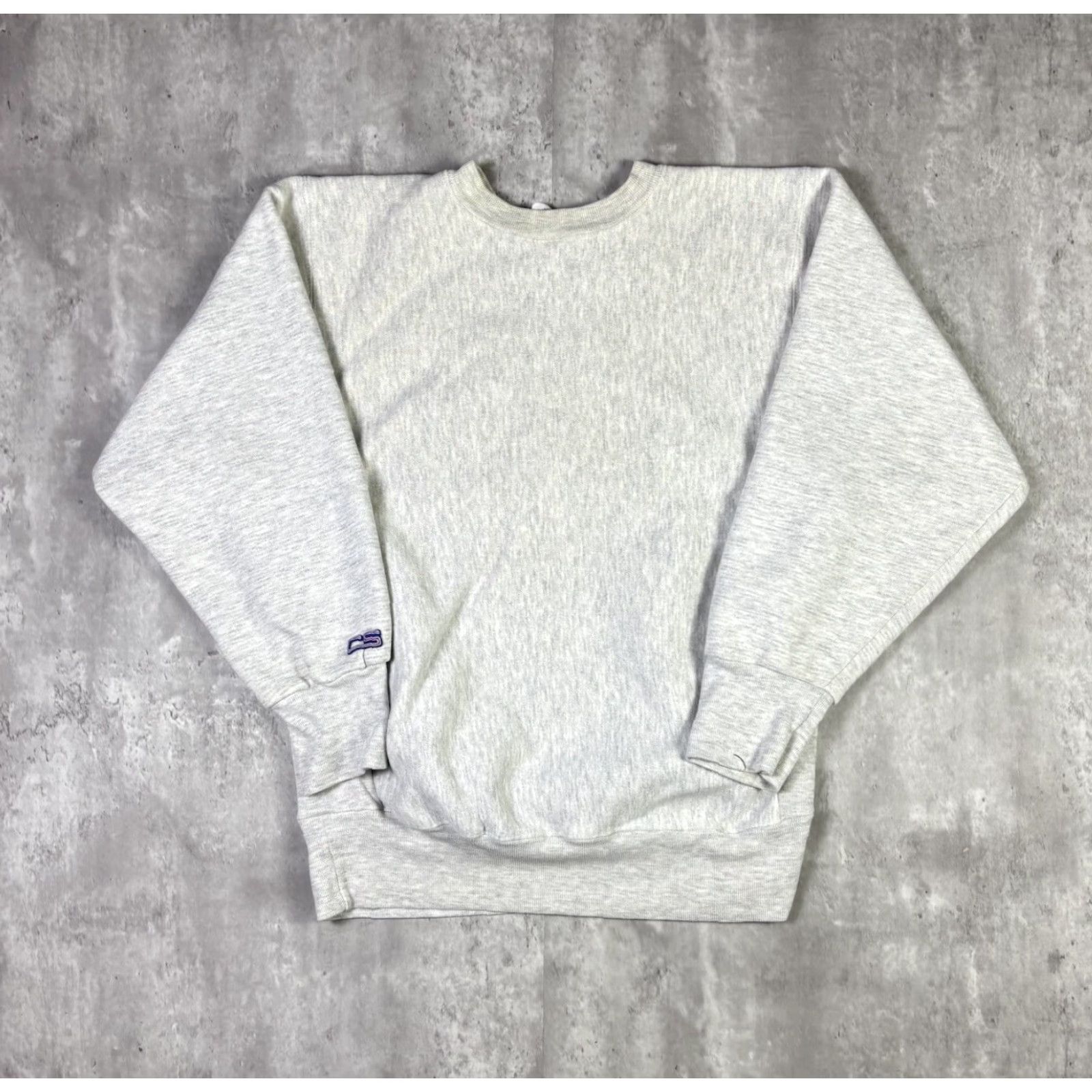 Penn VINTAGE Unbranded Sweatshirt 90s Reverse Weave Penn State University Drawstring Gray Blue M Mens Size US M / EU 48-50 / 2 - 2 Thumbnail