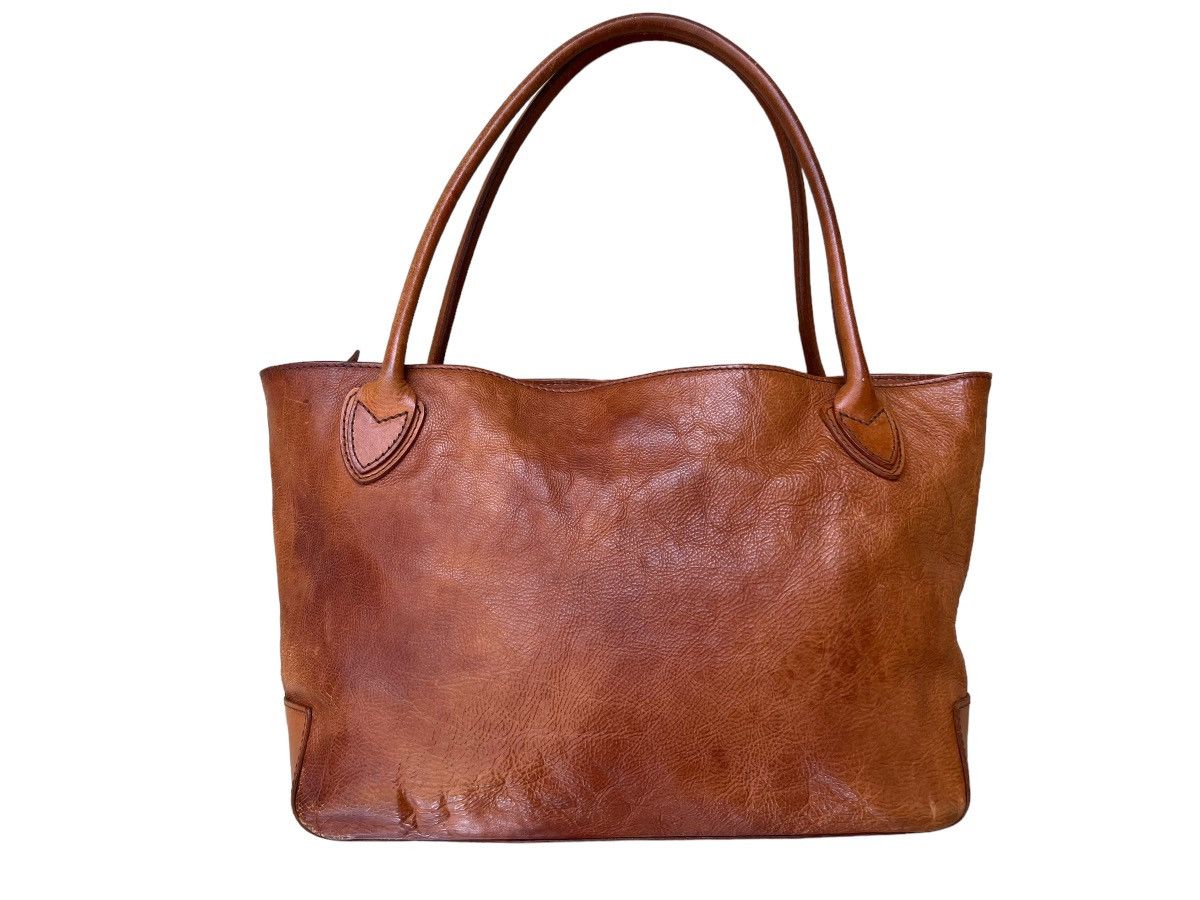 Leather Genten Japan Patina Leather Shoulder Bag Size ONE SIZE - 5 Thumbnail