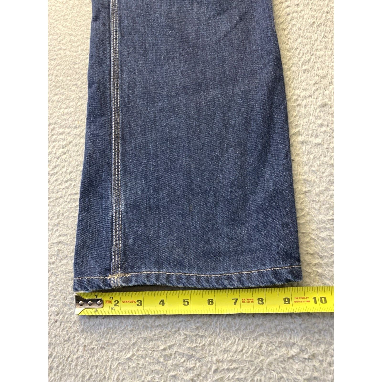 Vintage Tyndale FRMC Jeans Women 12 Bootcut Jeans 5-Pocket Blue Flame Resistant 36x32 Size 25" / US 0 / IT 36 - 5 Thumbnail