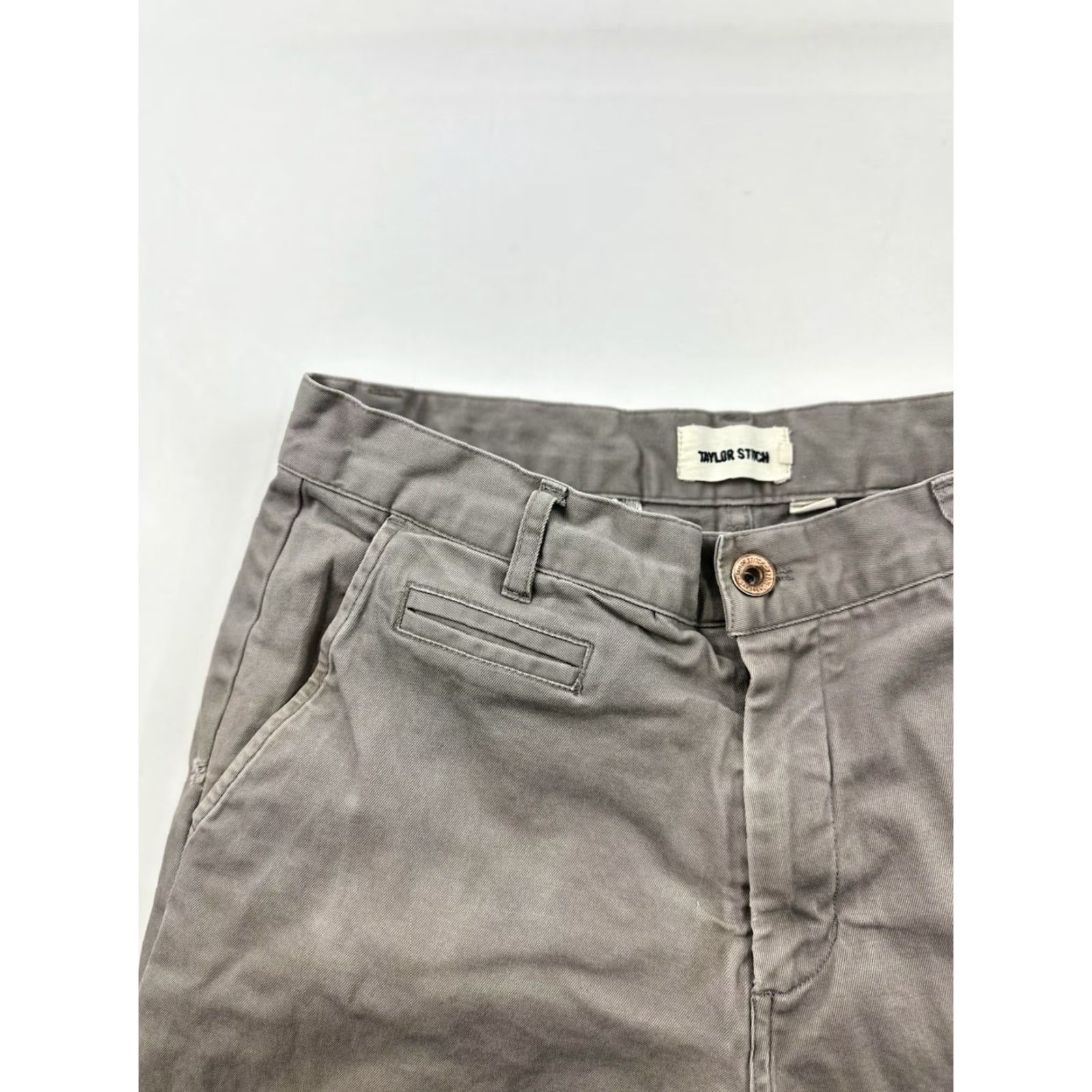 Taylor Stitch Taylor Stitch Pants Men’s 31 Khaki Chino Beige Regular Straight Inseam 28 Solid Flaws Size US 31 - 6 Thumbnail