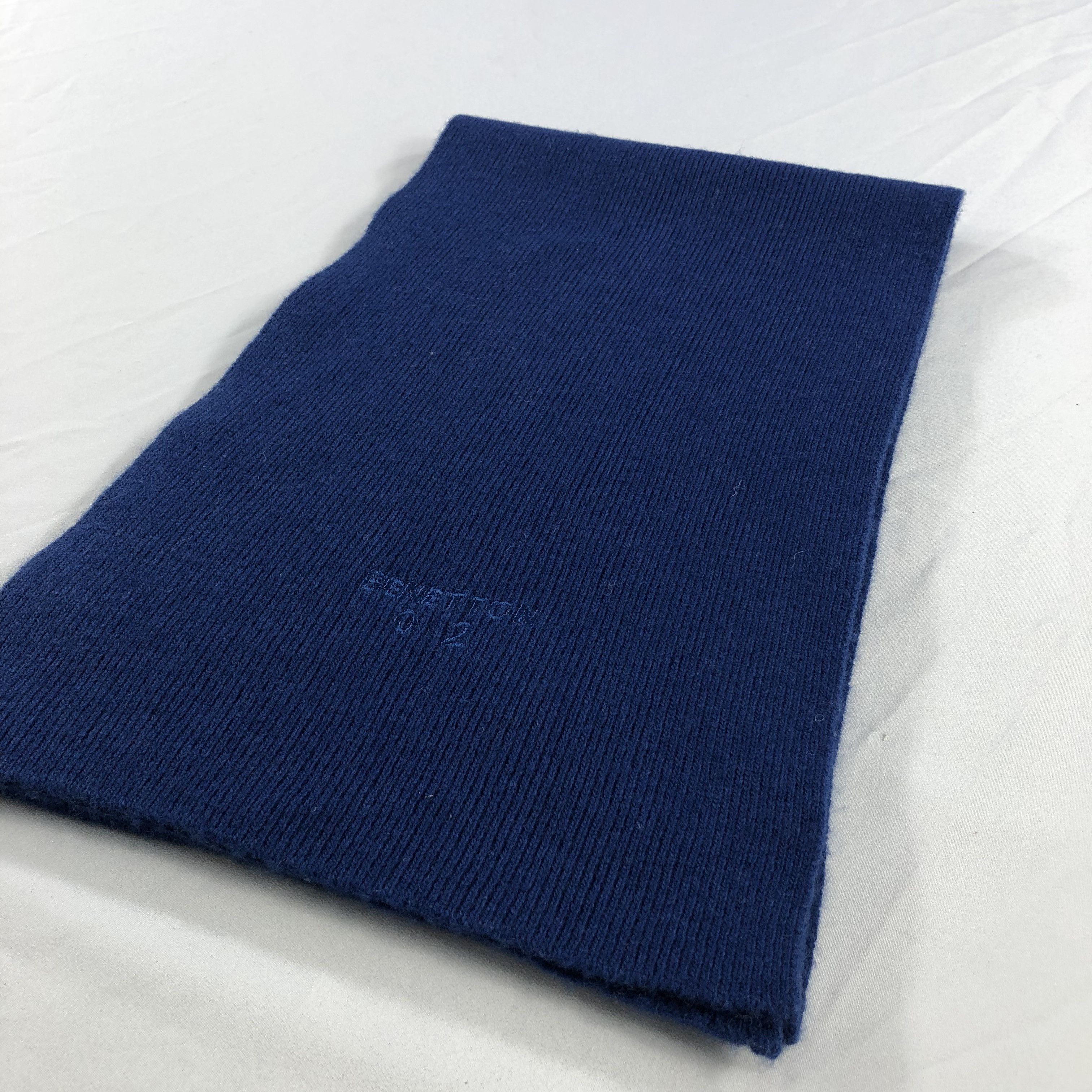 United Colors Of Benetton Benetton 012 Wool Scarf Muffler V1006 Size ONE SIZE - 2 Thumbnail