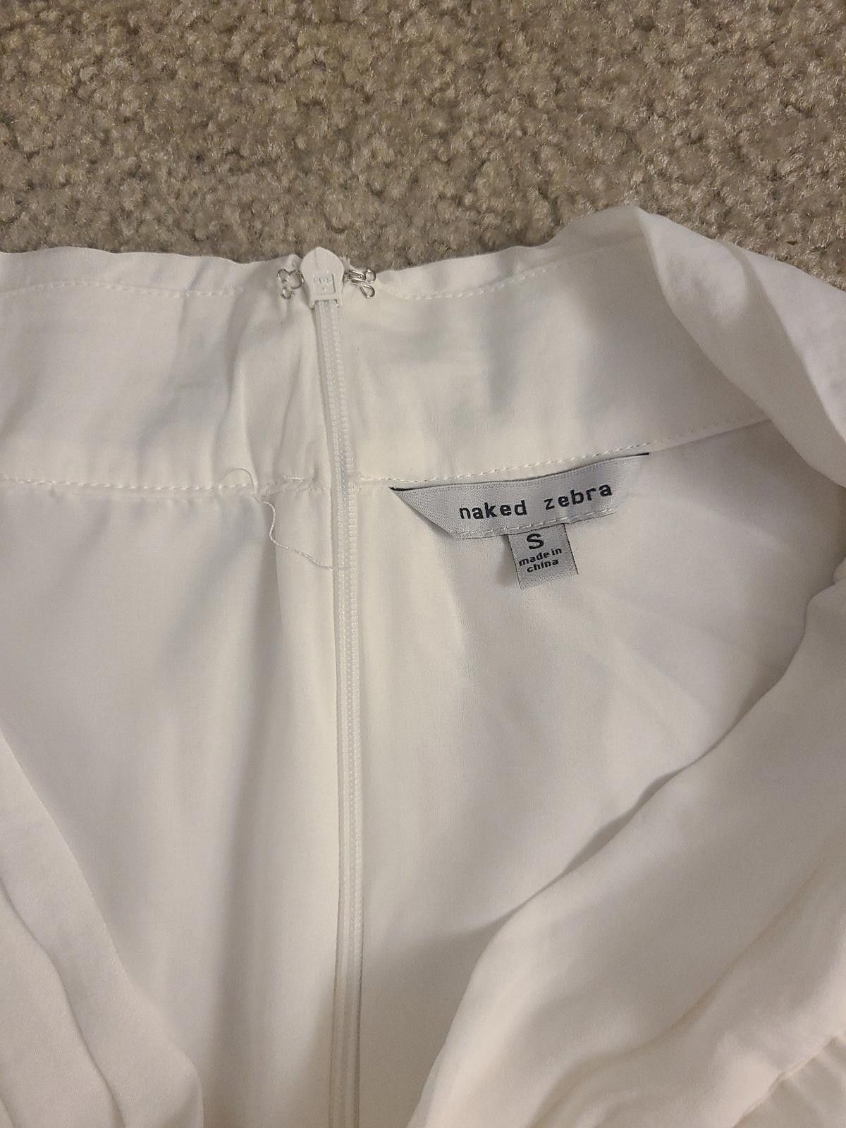 Other White Mini Skirt Size 28" / US 6 / IT 42 - 2 Thumbnail