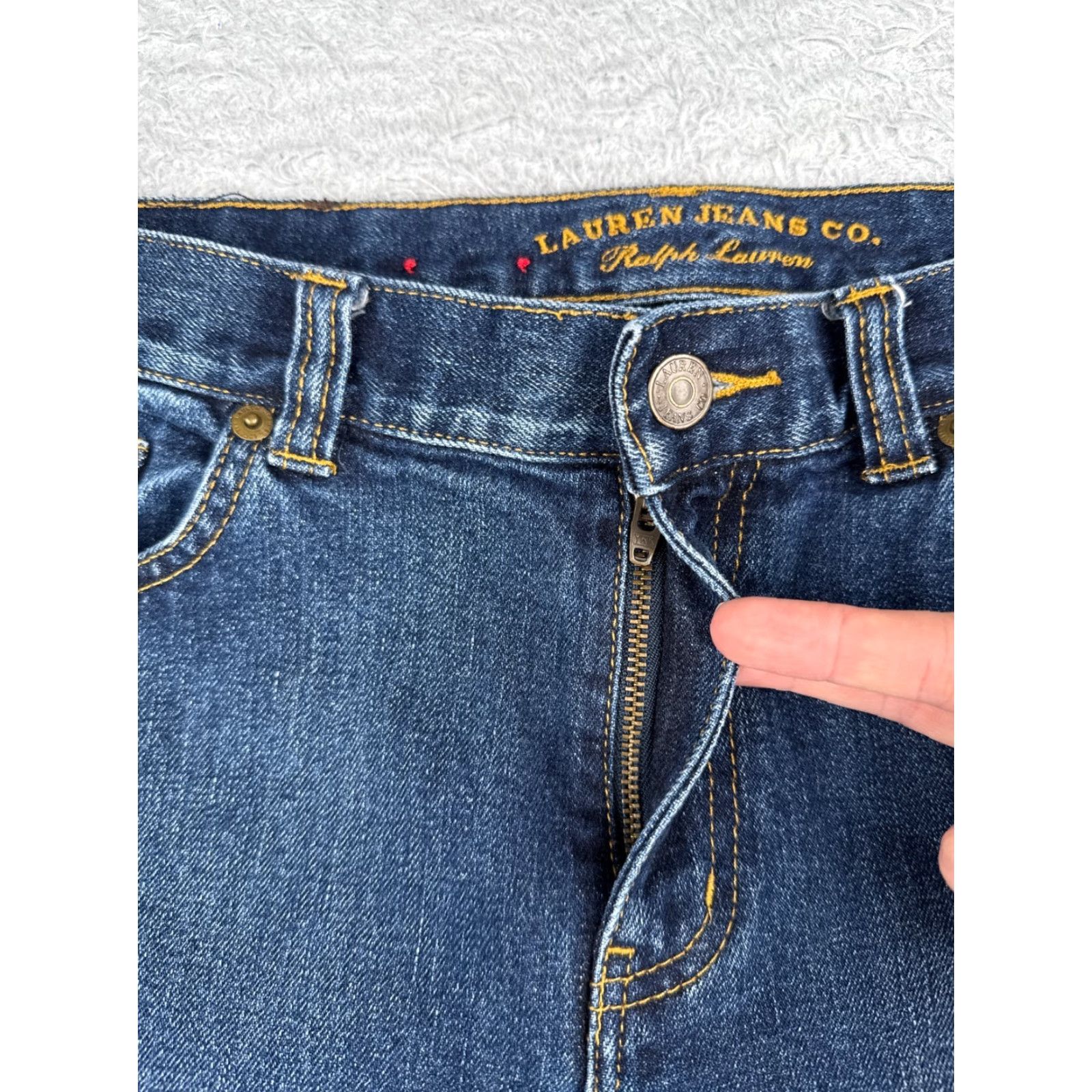 Ralph Lauren Lauren Ralph Lauren Shorts Women 6 Blue Denim Cotton Blend Mid Rise Casual 30x12 Shirt Womens 30 Blue 90s? Size 28" / US 6 / IT 42 - 6 Thumbnail