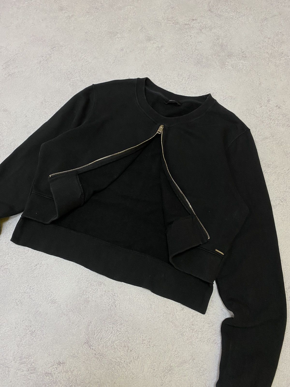 Diesel Diesel Women’s Cropped Avant Garde Y2K Sweatshirt Size XS Size XS / US 0-2 / IT 36-38 - 11 Thumbnail