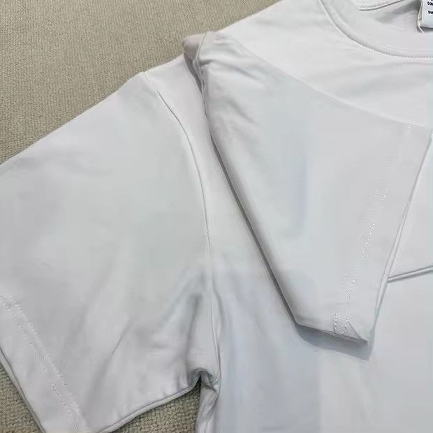 Japanese Brand "Fake Two Shirt" White Tshirt Size US L / EU 52-54 / 3 - 5 Thumbnail