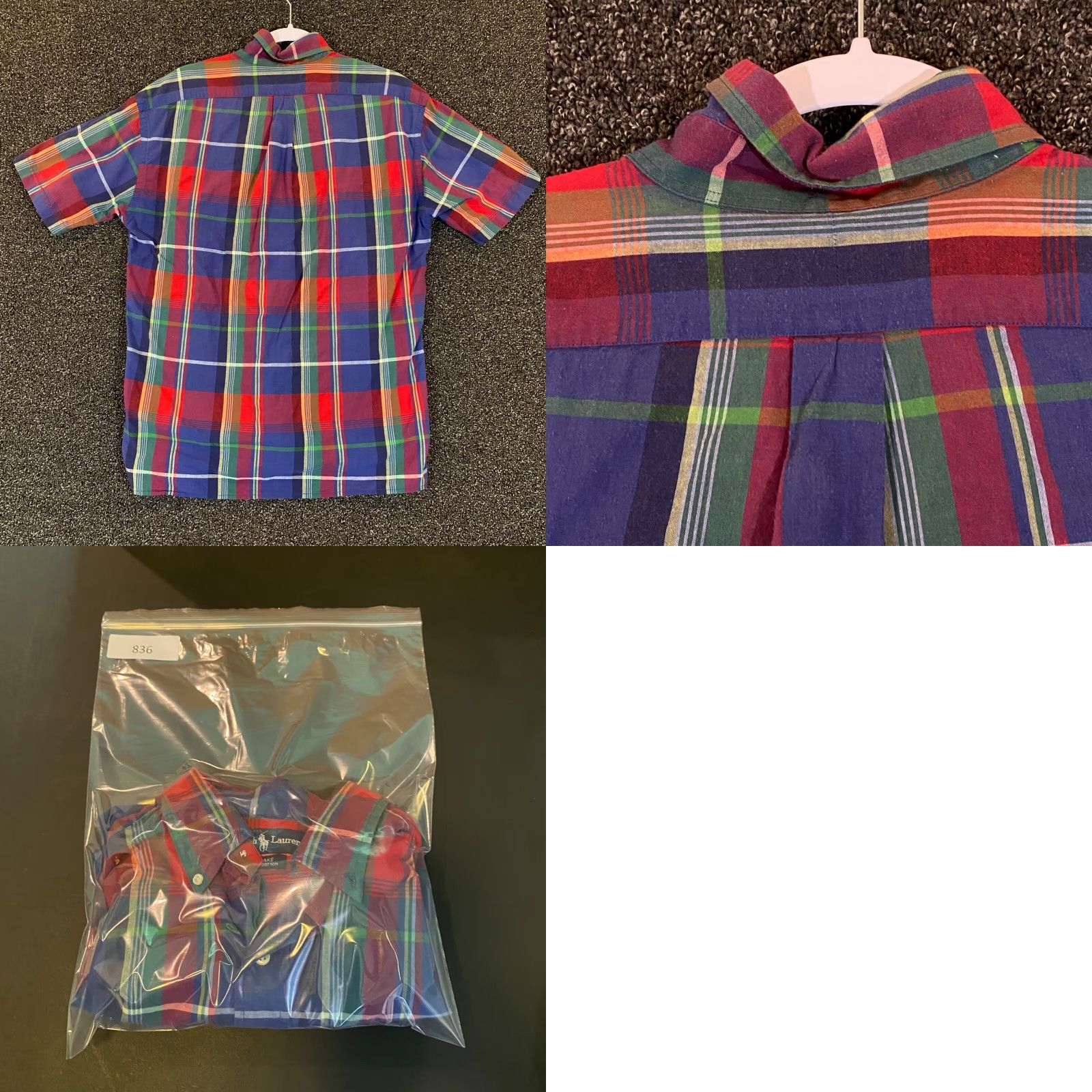 Ralph Lauren Ralph Lauren Blake Shirt Mens Medium Multicolor Plaid Button Down S/S Preppy Size US M / EU 48-50 / 2 - 8 Thumbnail