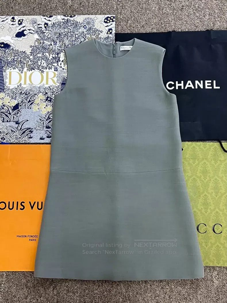 Dior Dior Silk wool dress Size S / US 4 / IT 40 - 1 Thumbnail