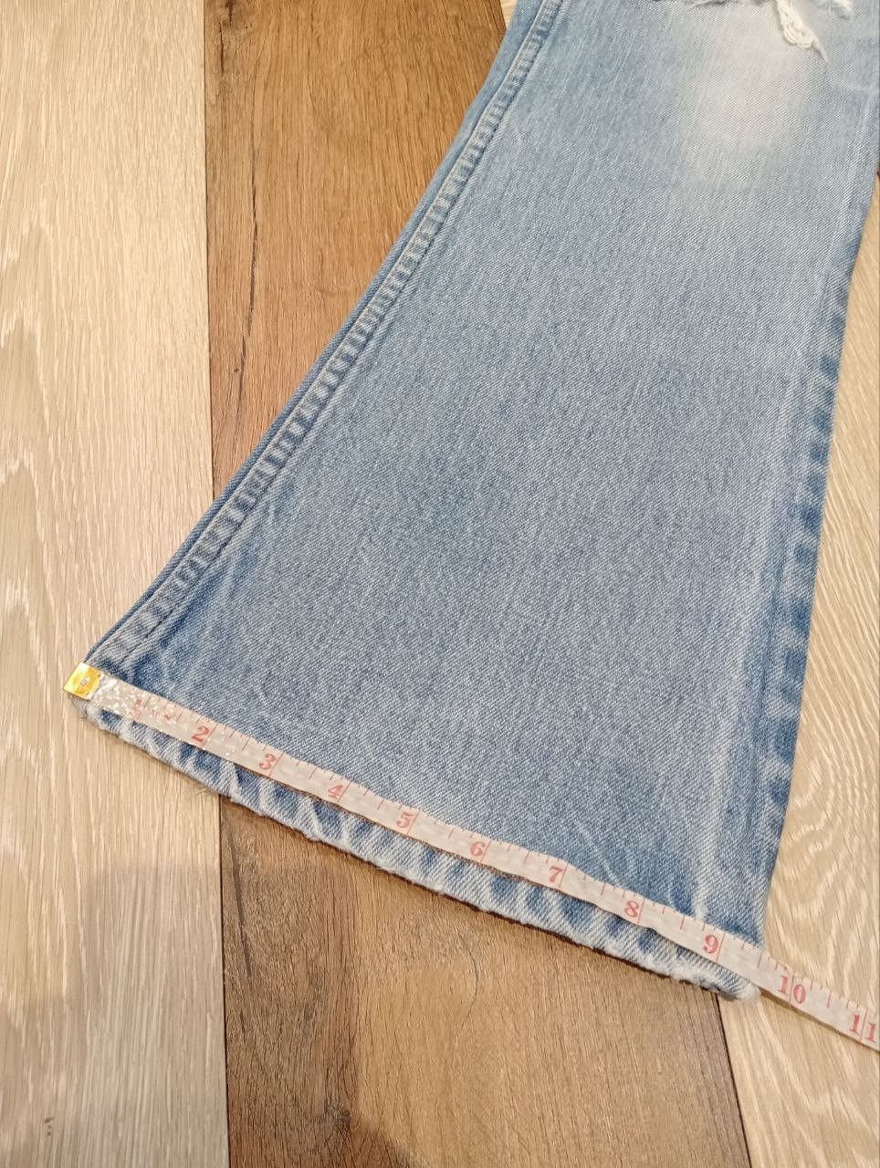 Levi's Vintage Clothing LEVI'S VINTAGE ORANGE TAG BLUE DENIM FLARED PANTS Size US 31 - 18 Thumbnail