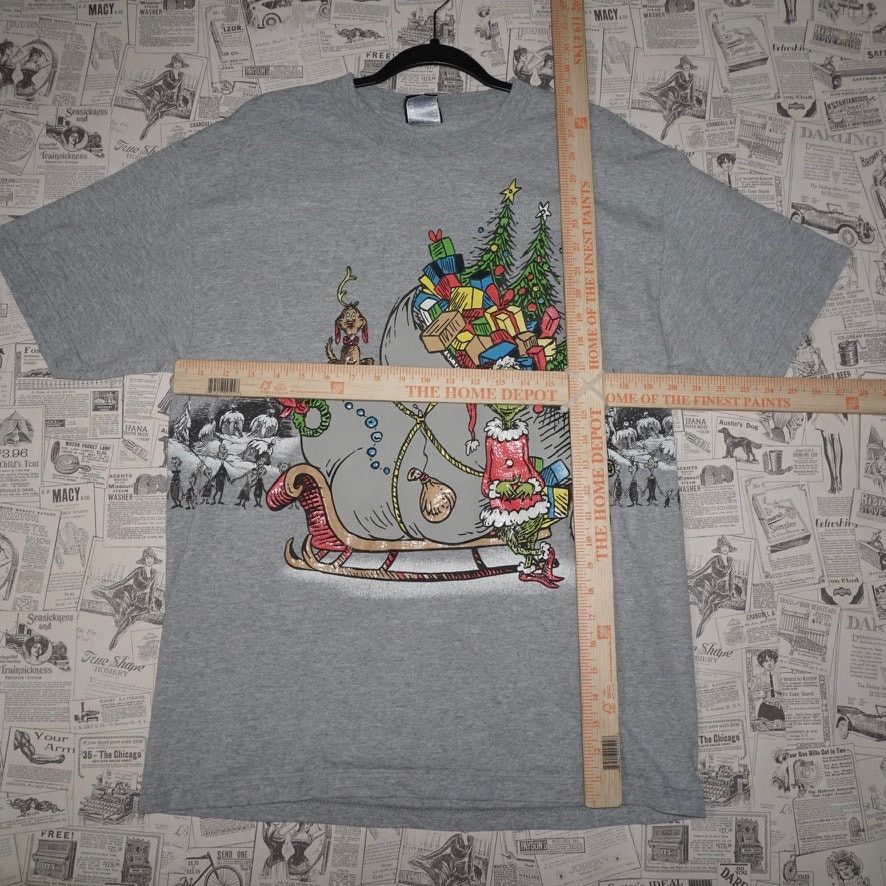 Vintage Large - Vintage Y2K The Grinch 00s cartoon dr seuss t-shirt Size US L / EU 52-54 / 3 - 5 Thumbnail
