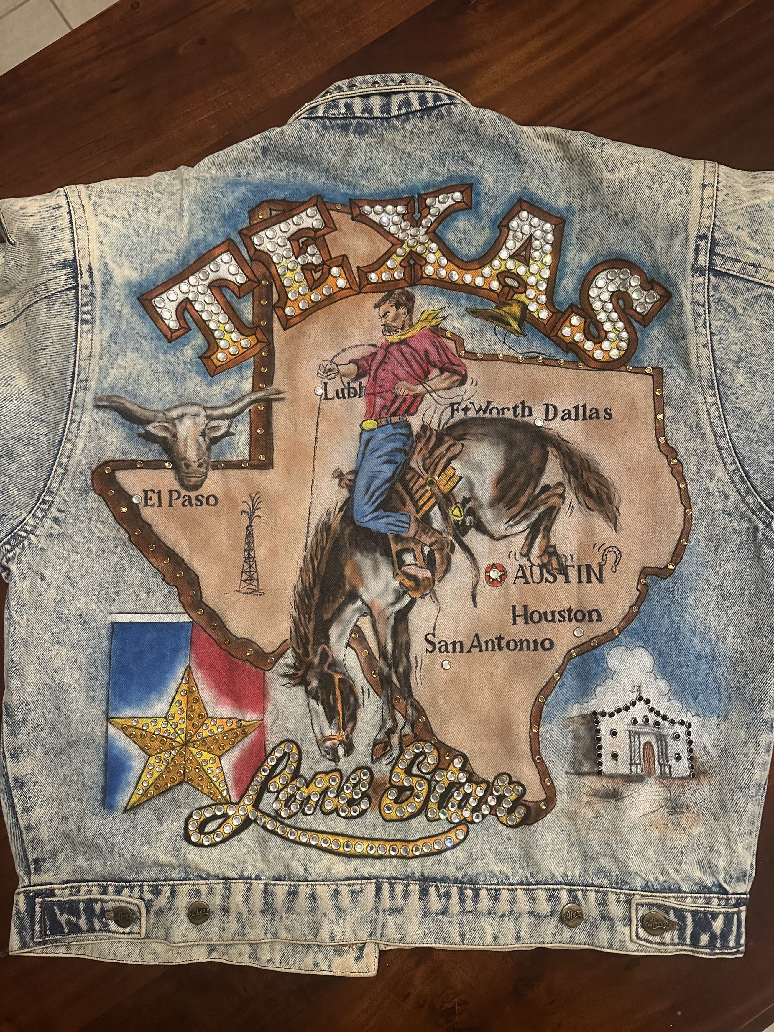 Other 1987 Tony Alamo of Nashville Texas Denim Jacket – Size L Size US L / EU 52-54 / 3 - 1 Thumbnail