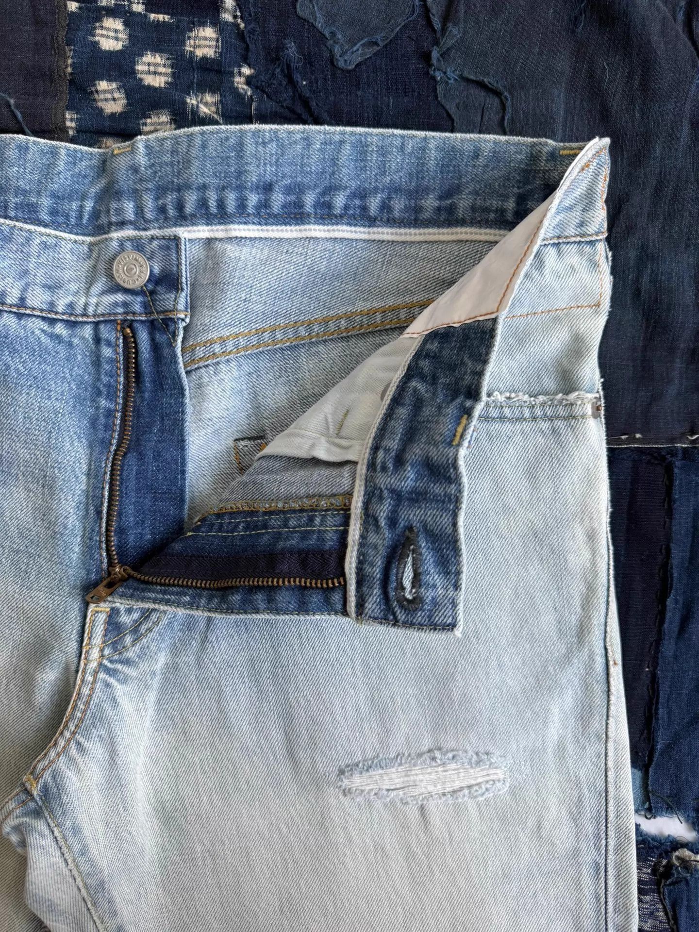Visvim Distressed Blue Denim Jeans Size 30 Size US 30 / EU 46 - 7 Thumbnail