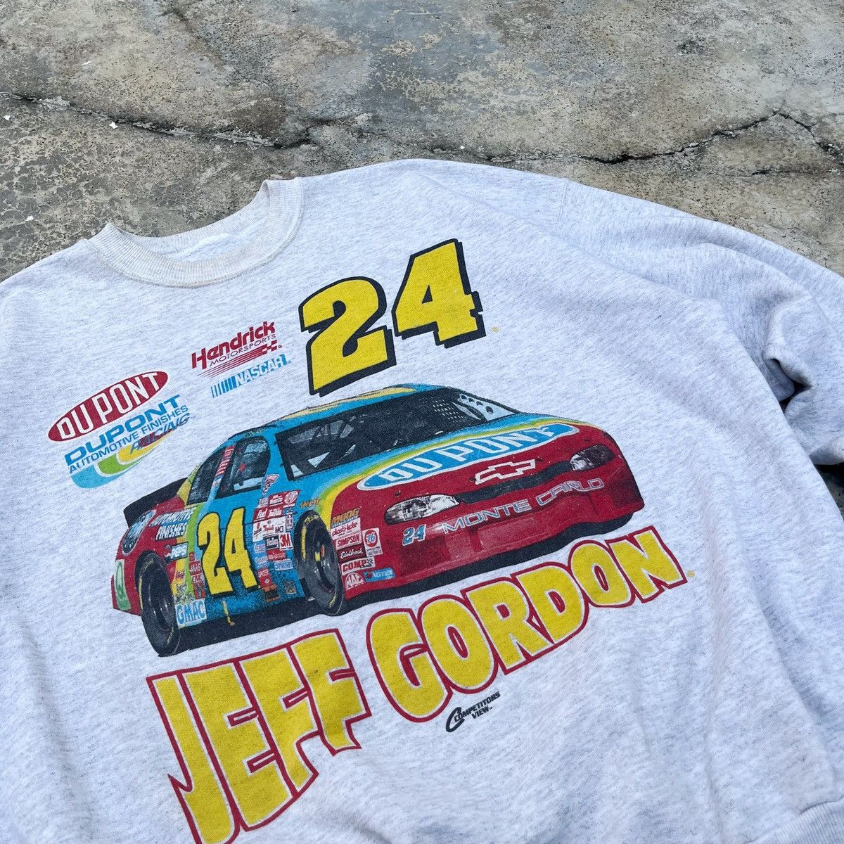 NASCAR Vintage Nascar 1998 Jeff Gordon Nice Print Out Made In Usa Size US XL / EU 56 / 4 - 2 Thumbnail