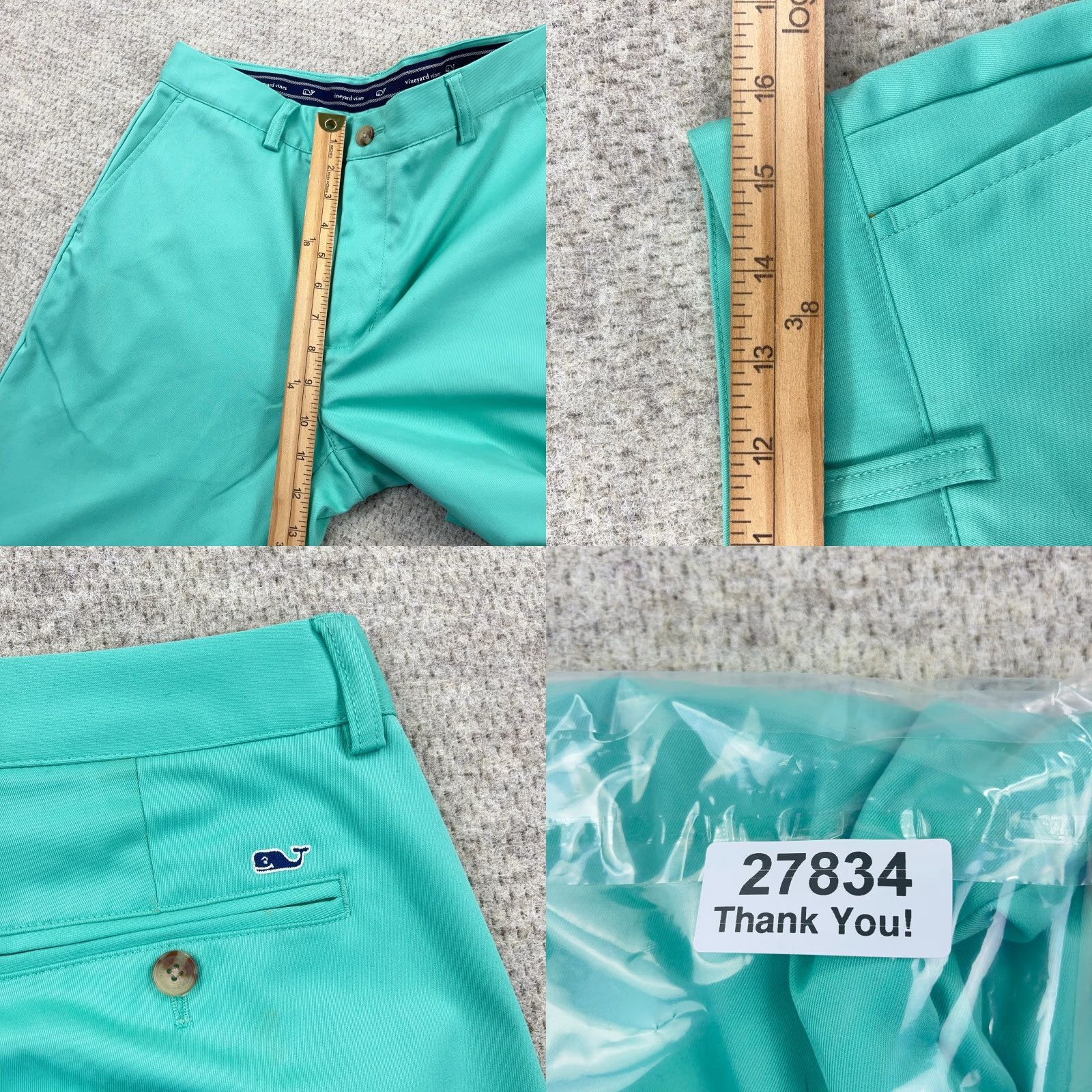 Vineyard Vines Vineyard Vines Pants Men 34 Blue Chino Regular Flat Front 5-Pocket Preppy Size US 34 / EU 50 - 9 Thumbnail