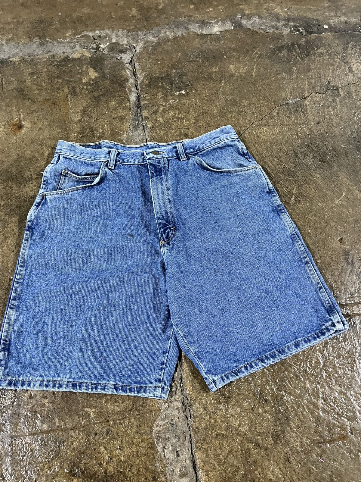 Carhartt × Vintage × Wrangler Crazy Carhartt Style Wrangler Carpenter Jorts Skater Shorts Size US 34 / EU 50 - 6 Thumbnail