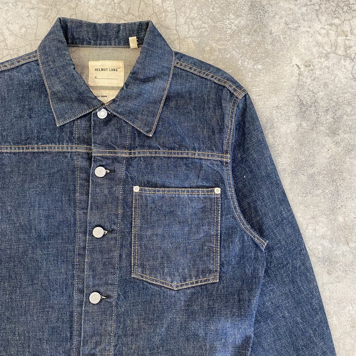 Helmut Lang Archive Helmut Lang Type 1 Single Pocket Denim Jacket Size US M / EU 48-50 / 2 - 3 Thumbnail