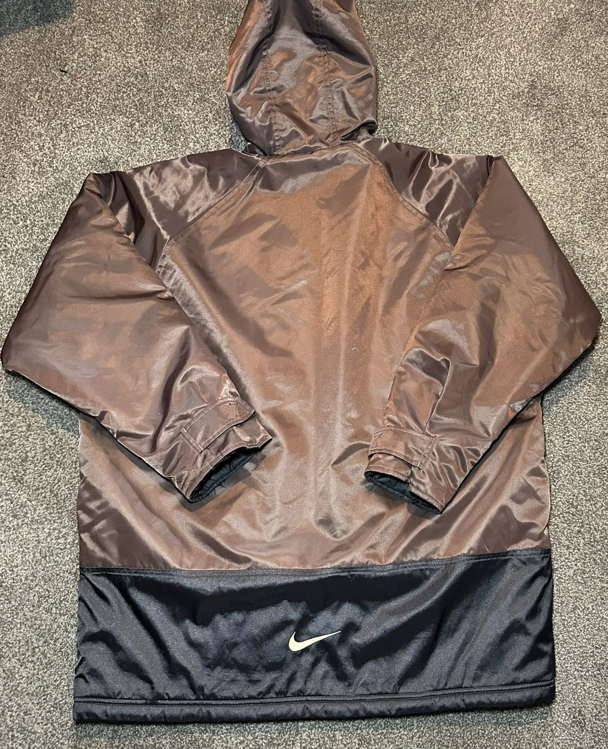 Nike Vintage 90s Nike White Label Hooded Parka Jacket Size US M / EU 48-50 / 2 - 2 Thumbnail
