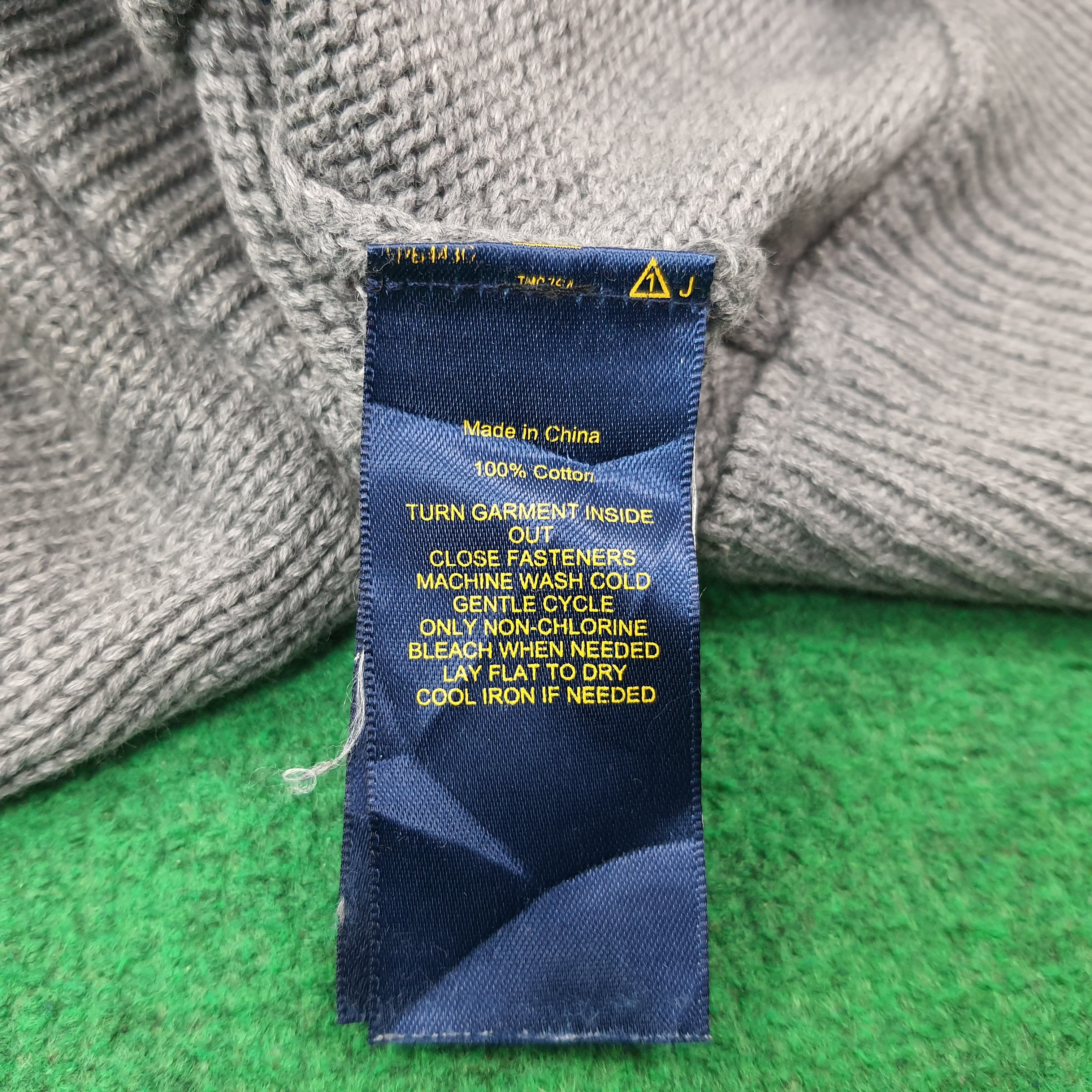 Polo Ralph Lauren Vintage POLO Ralph Lauren Zipper Knitted Sweatshirt C245N12 Size US XS / EU 42 / 0 - 7 Thumbnail