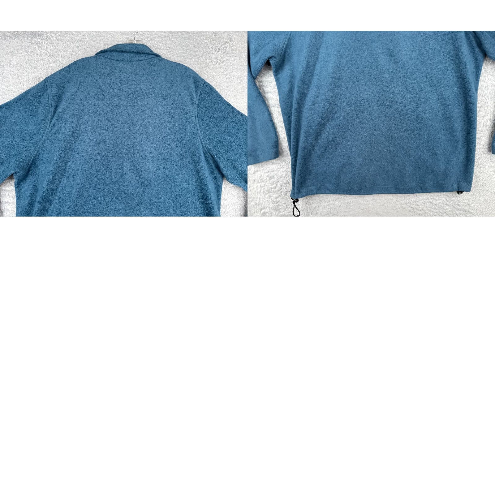 Vintage Woolrich Jacket Mens Large Blue 100% Polyester Fleece Pockets Windbreaker Zip Full Zip Insulated Lined Pockets Reversible Size US L / EU 52-54 / 3 - 9 Thumbnail