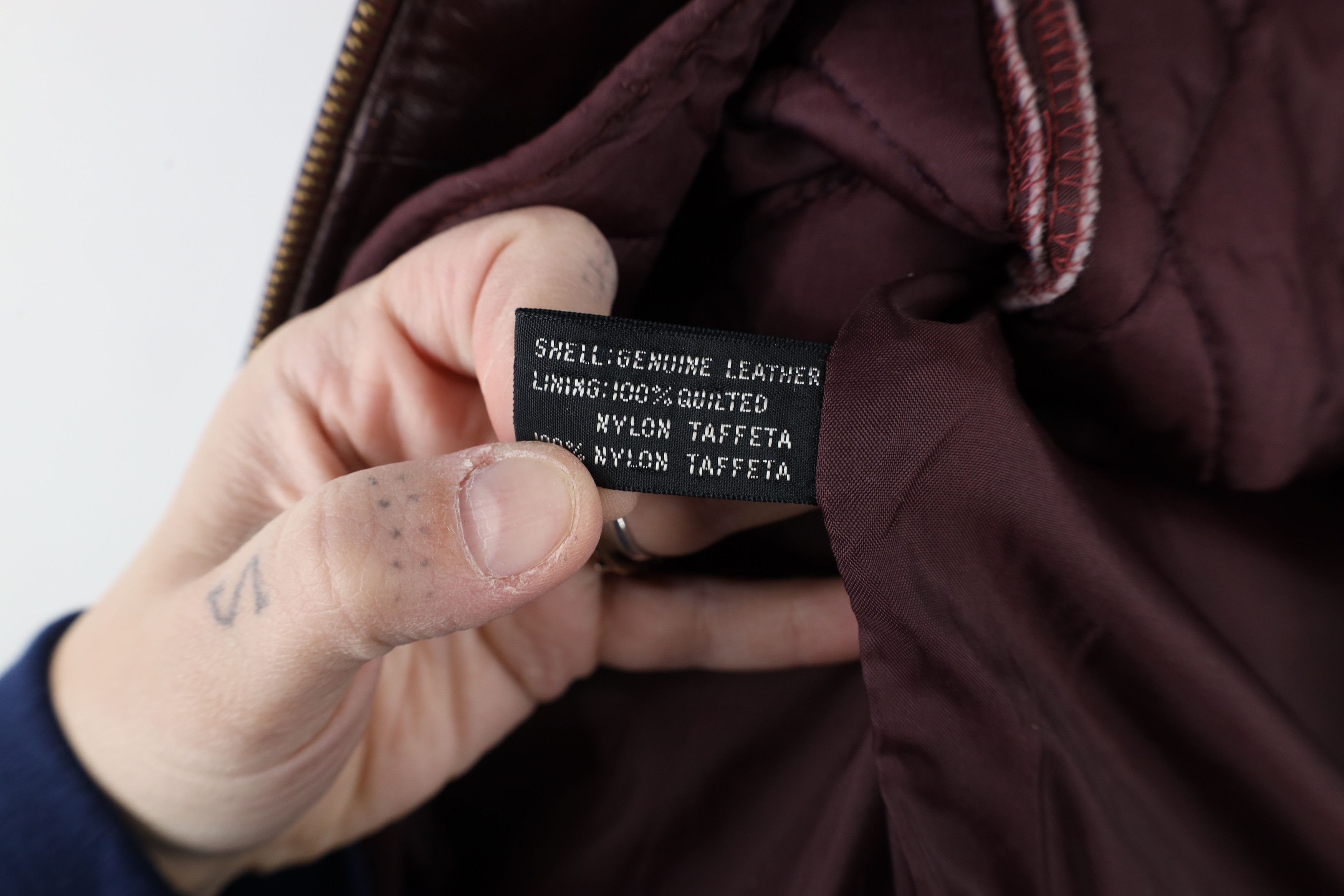 Vintage Vintage 80s 90s Streetwear Buckle Leather Jacket Oxblood Size L / US 10 / IT 46 - 11 Thumbnail