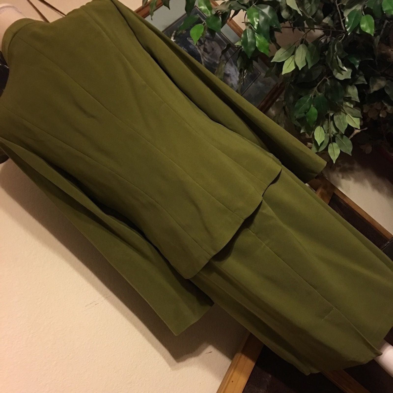 Other Tower Hill olive green skirt set NWOT 8 Size M / US 6-8 / IT 42-44 - 6 Thumbnail