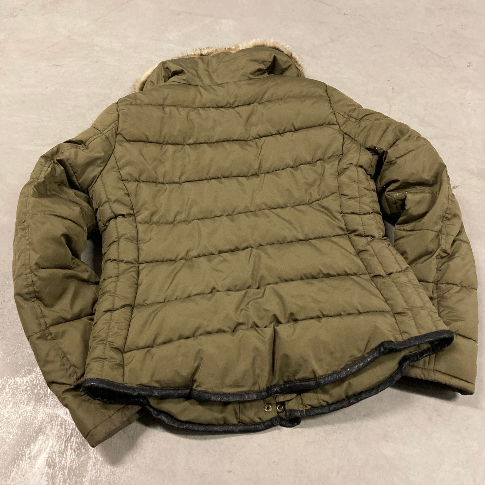 Vintage Fur collar old navy down puffer Jacket Size US XS / EU 42 / 0 - 2 Thumbnail