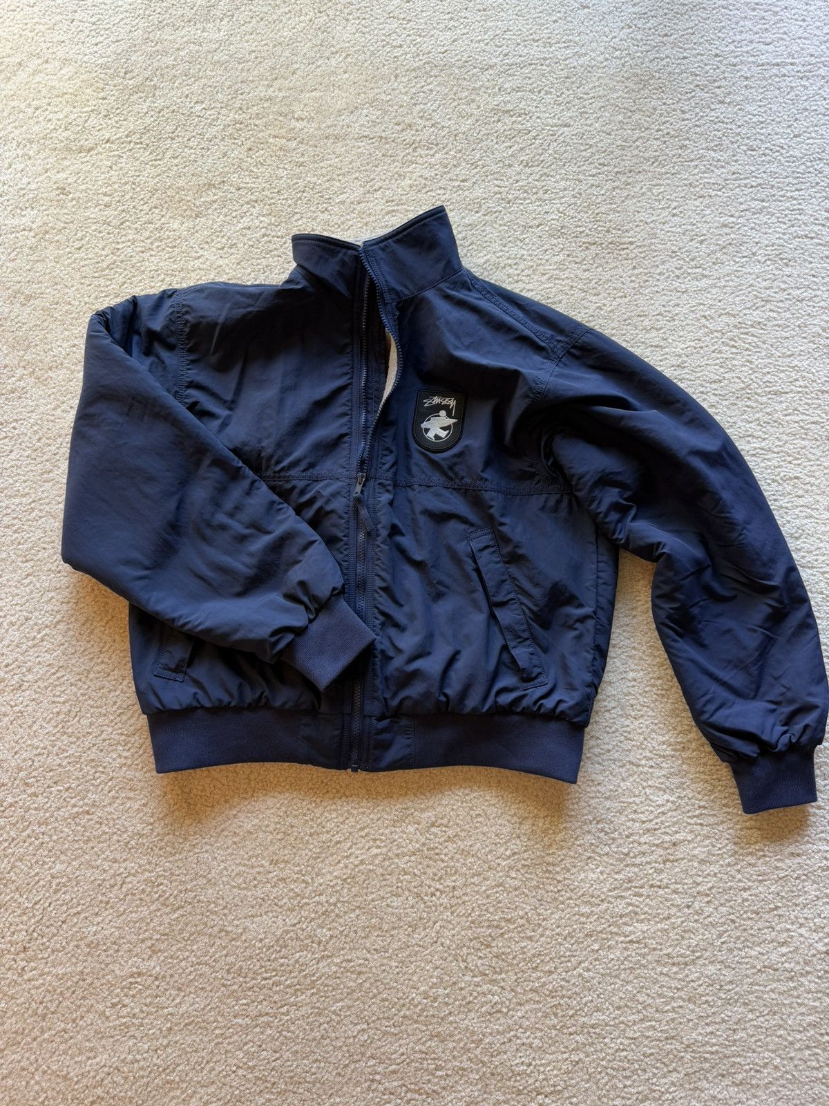 Stussy Stüssy Polar Fleece Lined Jacket Navy Size US S / EU 44-46 / 1 - 3 Thumbnail