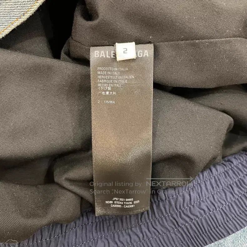 Balenciaga Balenciaga Denim Front and Back Patched Jacket Size US M / EU 48-50 / 2 - 8 Thumbnail