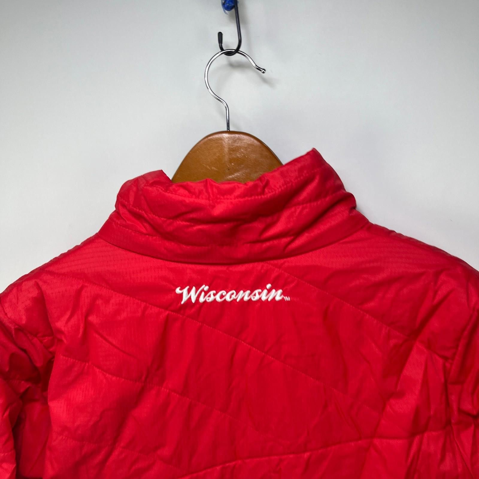 Columbia Vintage Wisconsin Badgers Columbia Jacket Womens Large Size ONE SIZE - 11 Thumbnail