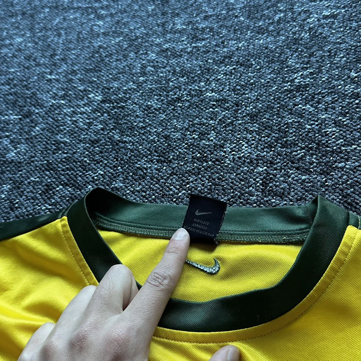 Nike × Vintage vintage nike brasil 2001 2002 footballshirt footballjersey Size US L / EU 52-54 / 3 - 5 Thumbnail