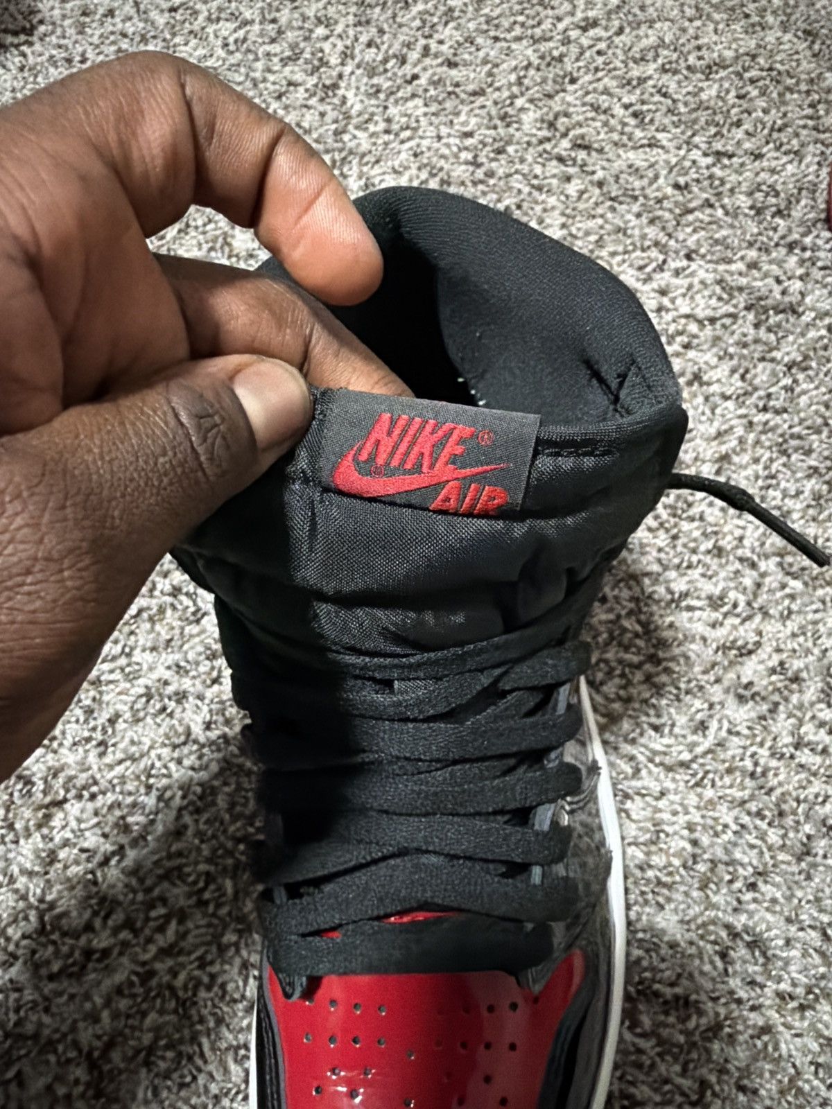 Jordan Brand Patent Bred Jordan 1s Size US 10 / EU 43 - 10 Thumbnail
