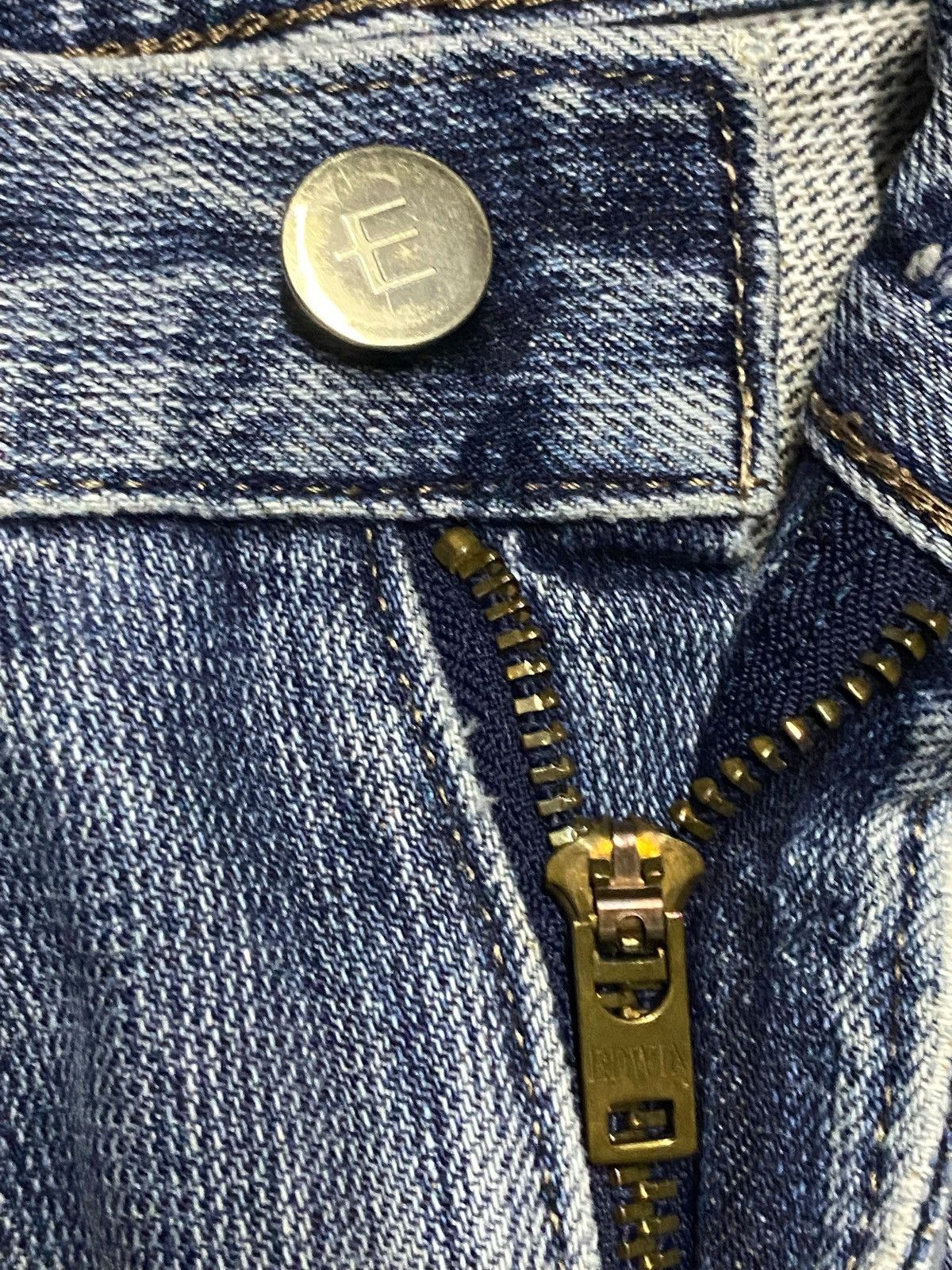 Edwin Vintage Japanese Brand E Funtion Edwin Tapered Leg Patched Size US 30 / EU 46 - 10 Thumbnail