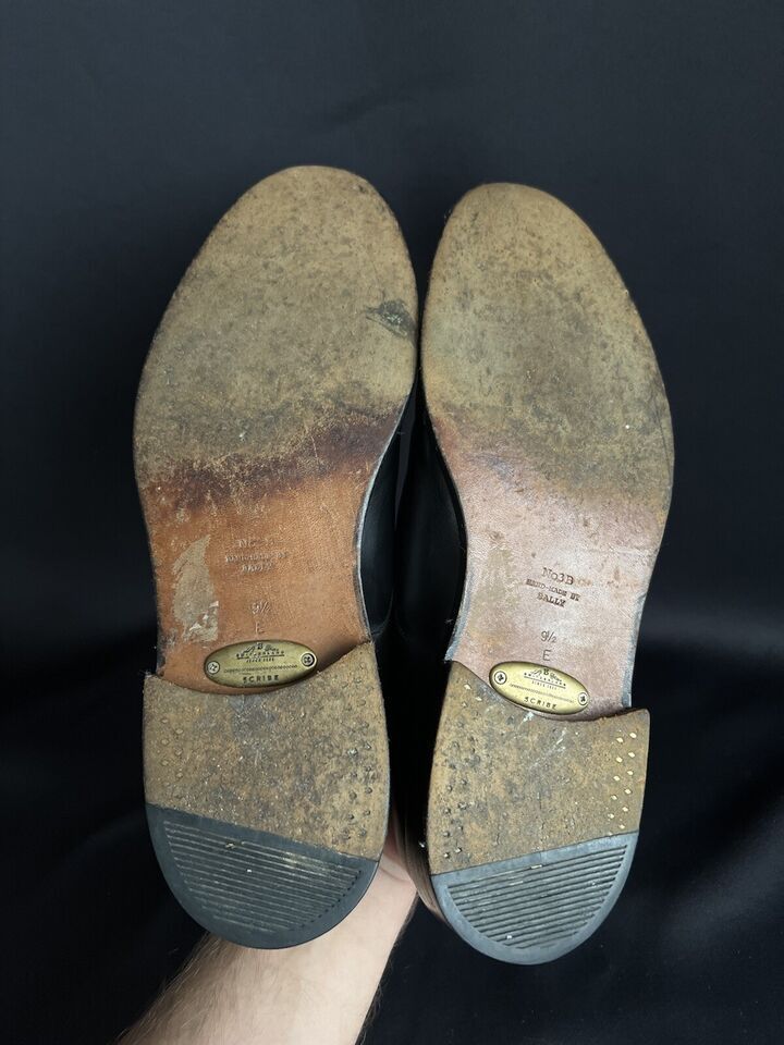 Bally Bally Vintage Shoes Leather Black Size 9 1/2 Size US 9.5 / EU 42-43 - 6 Thumbnail