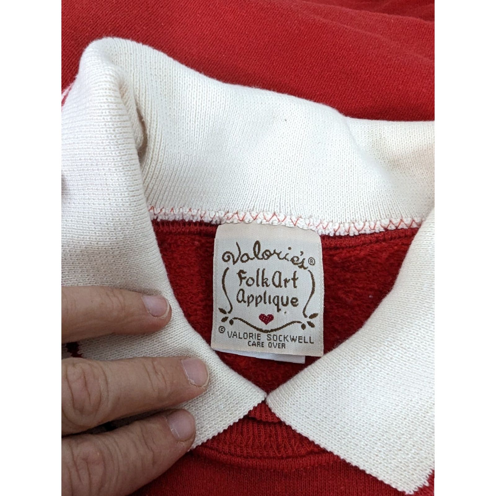 Hanes VINTAGE Hanes Sweatshirt Collared Golf Is For The Birdies Appliqué Red USA Adult Large Mens Size L / US 10 / IT 46 - 5 Thumbnail