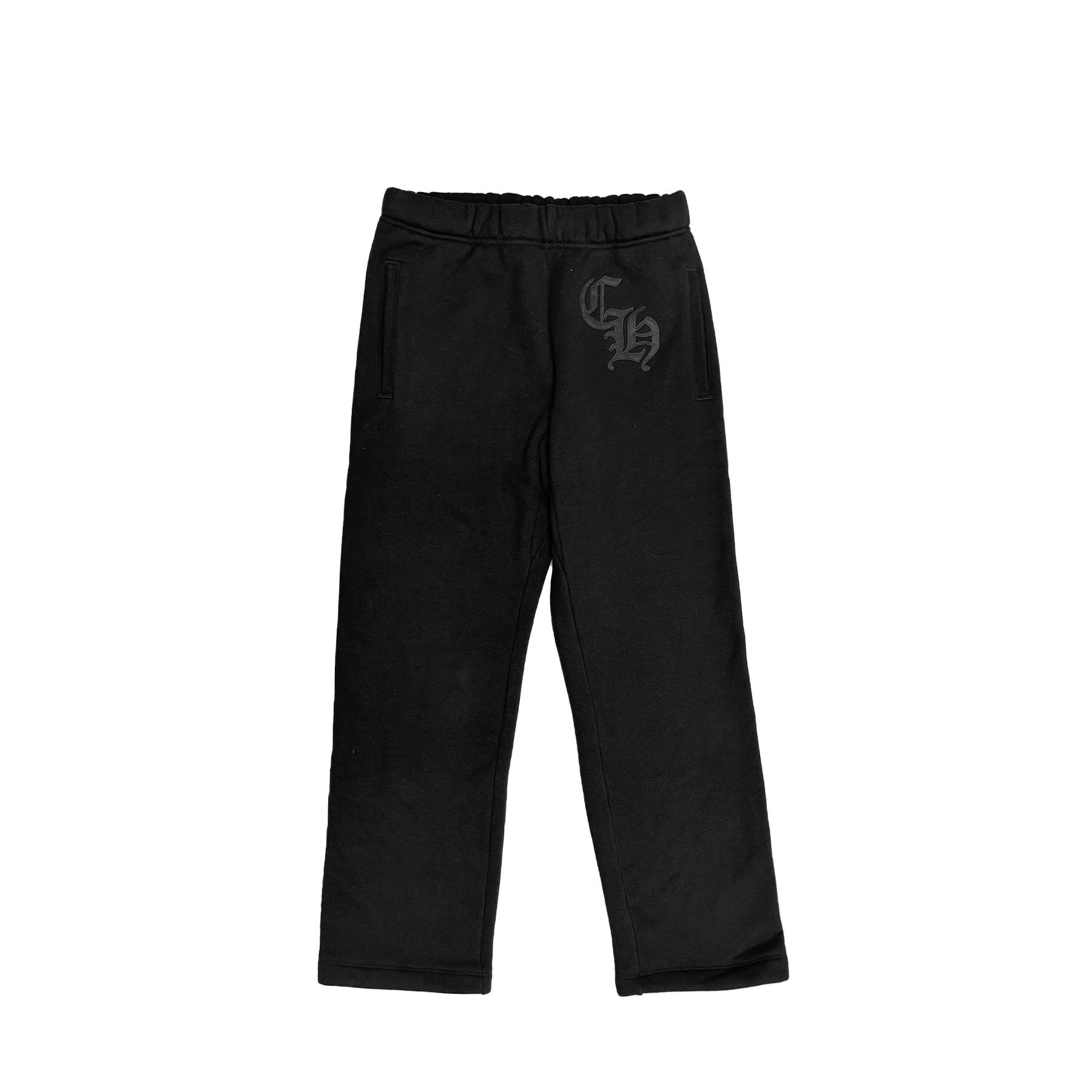 Chrome Hearts Chrome Hearts CH Logo Black Sweatpants Size US 34 / EU 50 - 1 Thumbnail