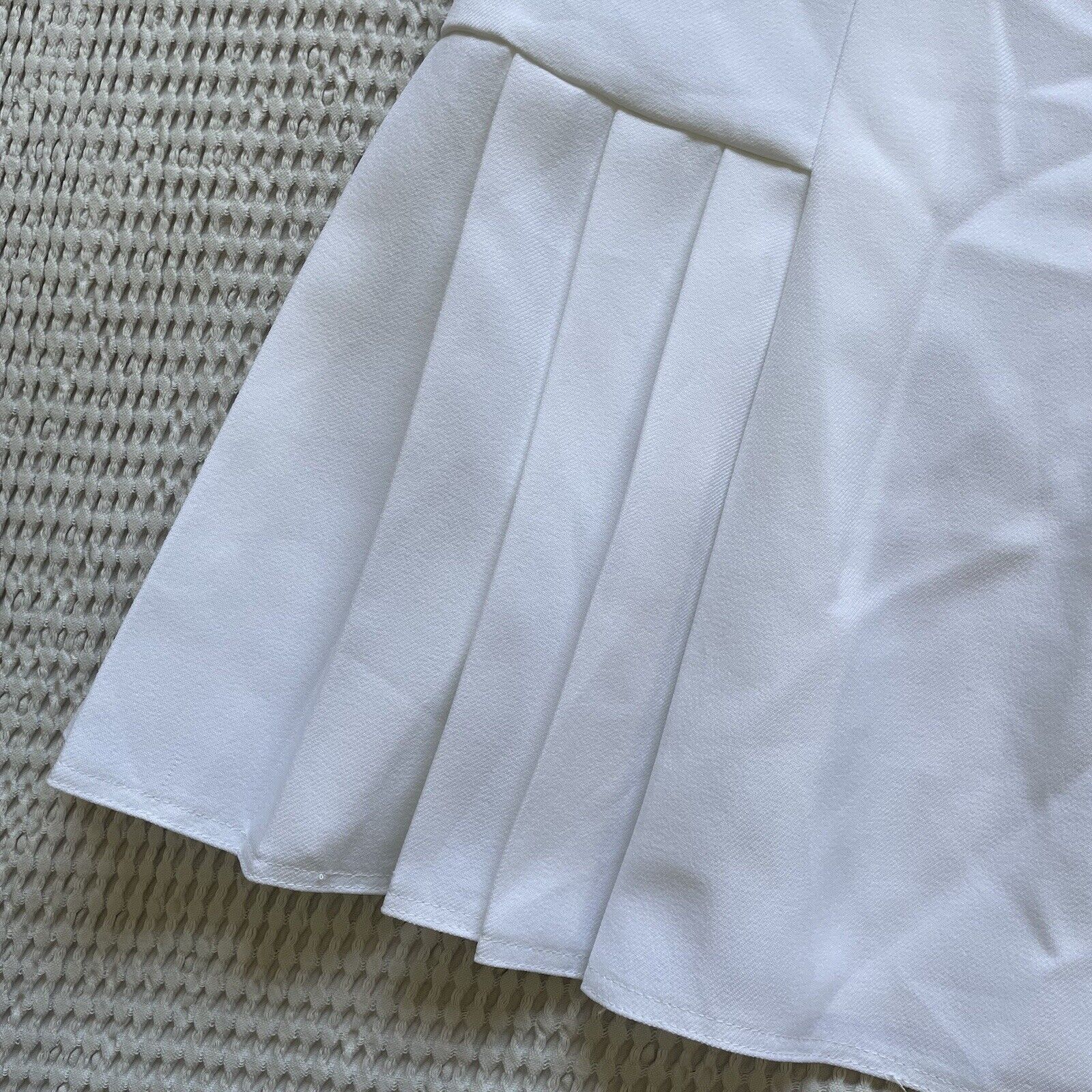 Adidas Vintage Adidas Originals Pleated Tennis Skirt White Size 20 Size 42" / US 20 - 4 Thumbnail