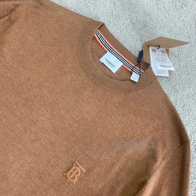 Burberry Burberry Coffee Cashmere Sweater for Men. Size US M / EU 48-50 / 2 - 2 Thumbnail