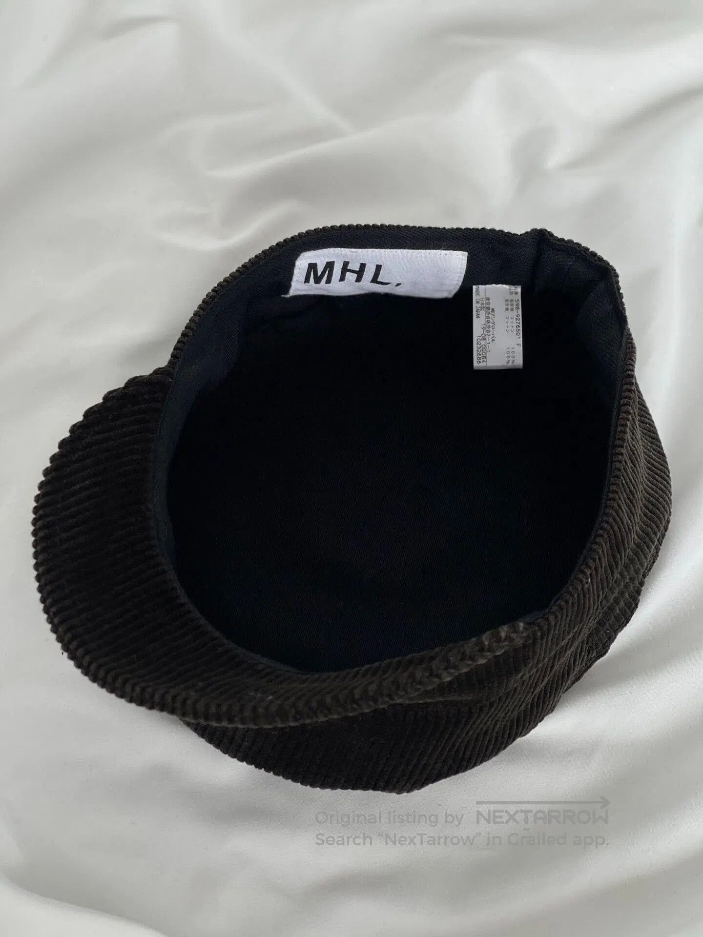 Japanese Brand Heavy Corduroy Baker Boy Hat. Size ONE SIZE - 8 Thumbnail