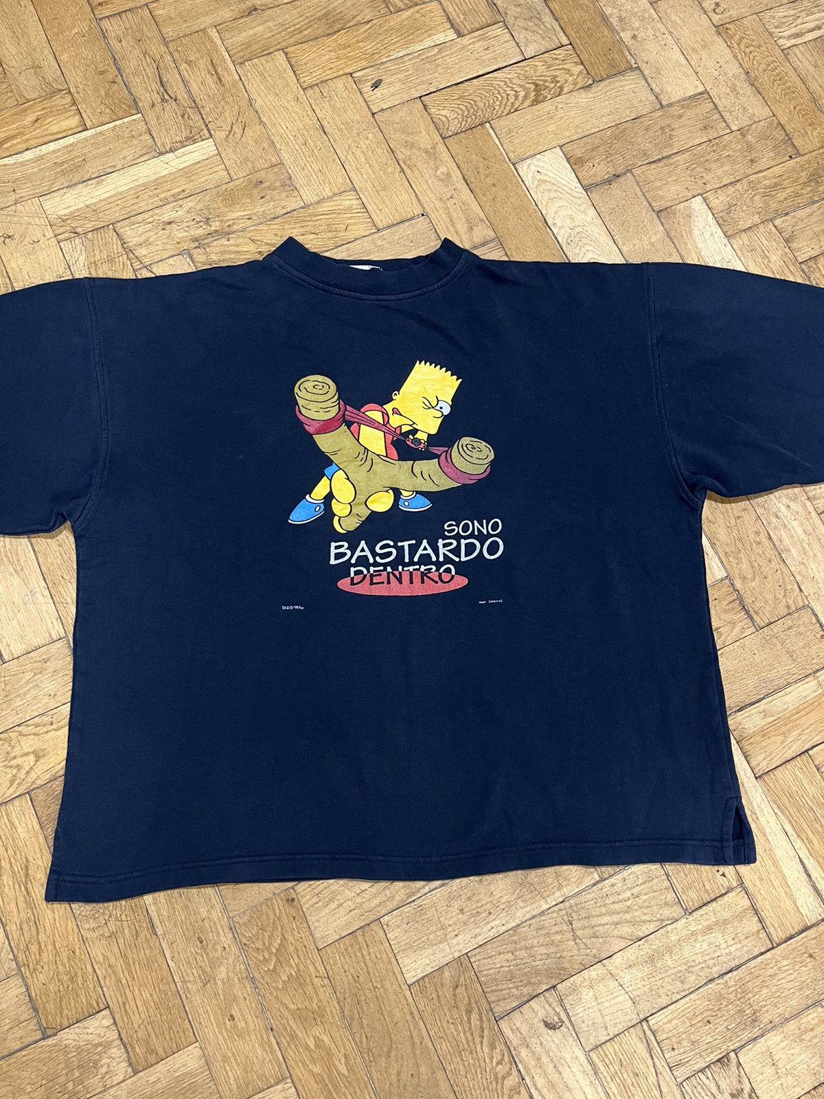 Nickelodeon × The Simpsons × Vintage RARE🔥1999 The Simpson Bart Vintage Oversized Sweatshirt Size US XL / EU 56 / 4 - 8 Thumbnail