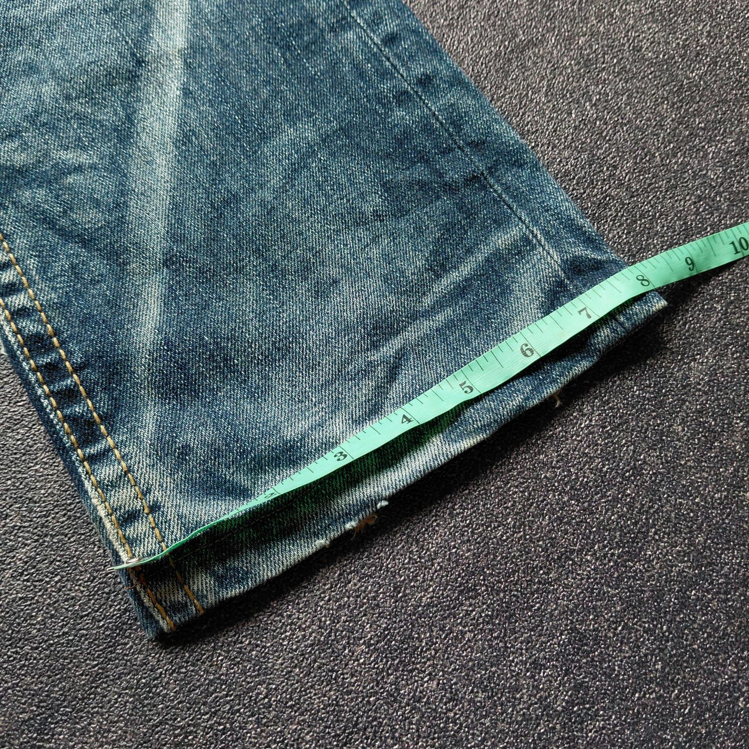 Tornado Mart Yoshitomo Nara Lolita Distresed Flare Jeans Size US 29 - 18 Thumbnail
