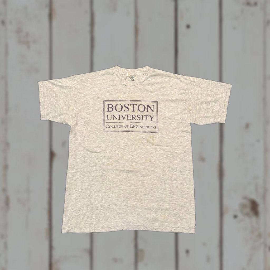 Champion Vtg 90s Boston University College of Engineering PEAK Performance DS T-Shirt XL Size US XL / EU 56 / 4 - 1 Thumbnail
