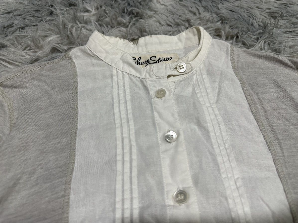 Share Spirit Homme 🔥Y2K Archived Share Spirit Half Button Long Shirt Size US M / EU 48-50 / 2 - 9 Thumbnail