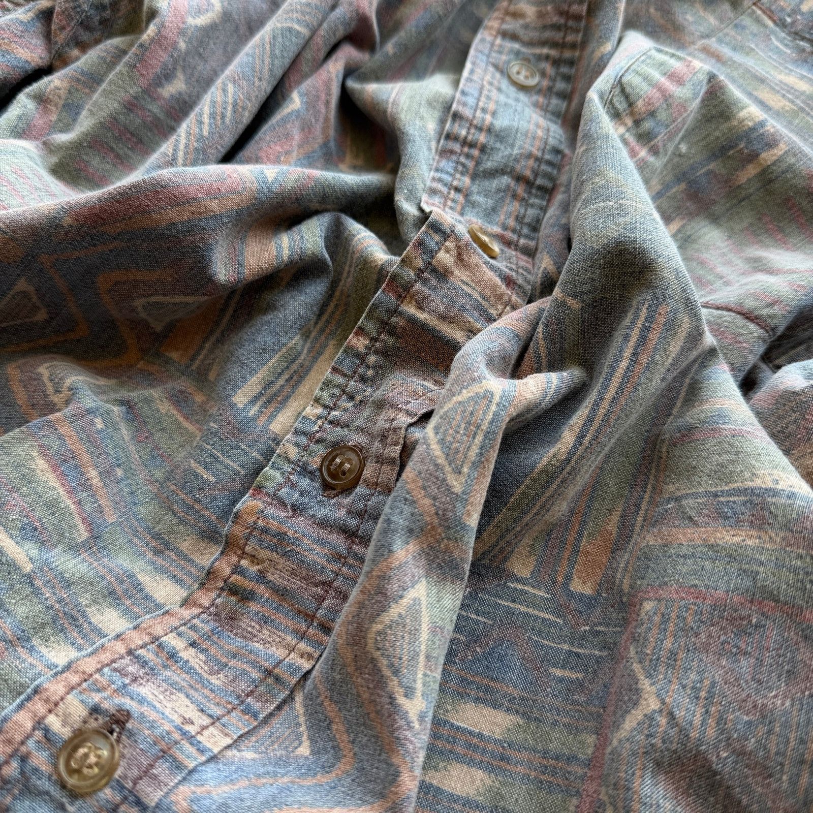 Polo Ralph Lauren Ralph Lauren Chaps Multi-Stripe Button Down Shirt Size US XL / EU 56 / 4 - 4 Thumbnail