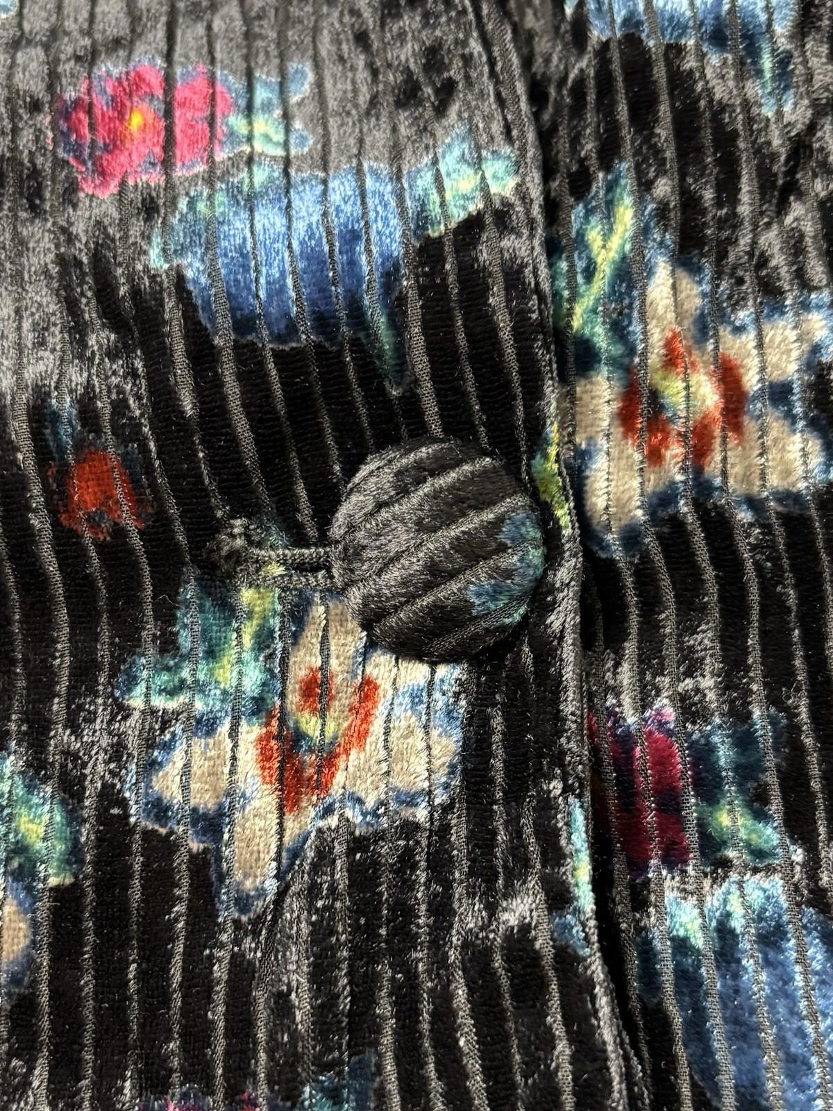 Anthropologie Anthropologie Ett:Twa Blazer Jacket Women's 6 Floral Velvet Size M / US 6-8 / IT 42-44 - 6 Thumbnail