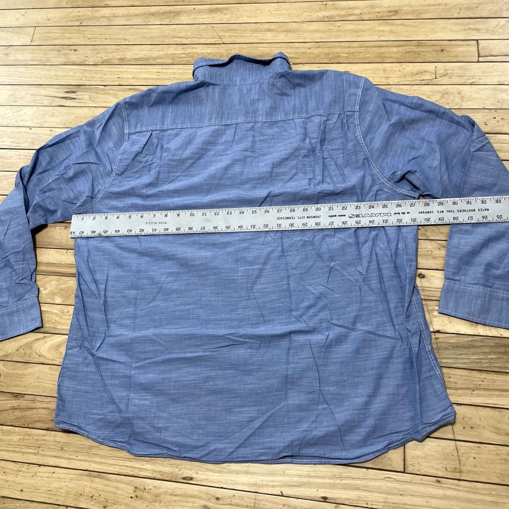 Port Authority Port Authority Button Up Shirt Men 3XL Blue Light Chambray Western Pockets Casual Button-Up Shirt Mens 3XL Blue Chambray Western Capsule Size US XXL / EU 58 / 5 - 6 Thumbnail