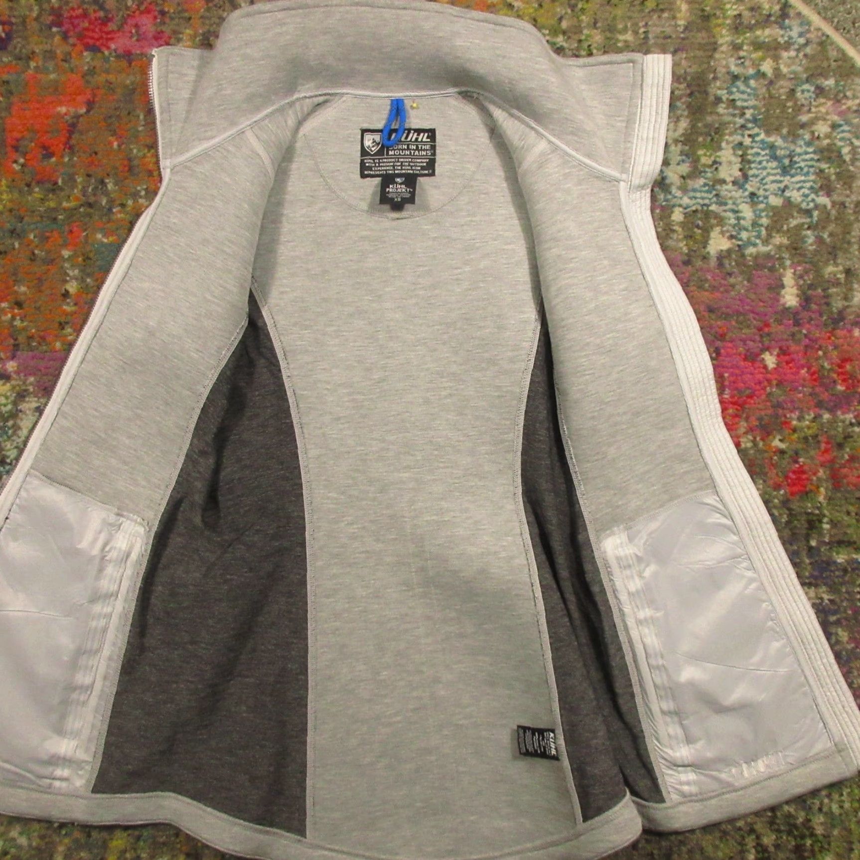 Vintage Kuhl Projekt Kestrel Vest Womens XS Gray Full Zip Hiking Performance Stretch Size XS / US 0-2 / IT 36-38 - 6 Thumbnail