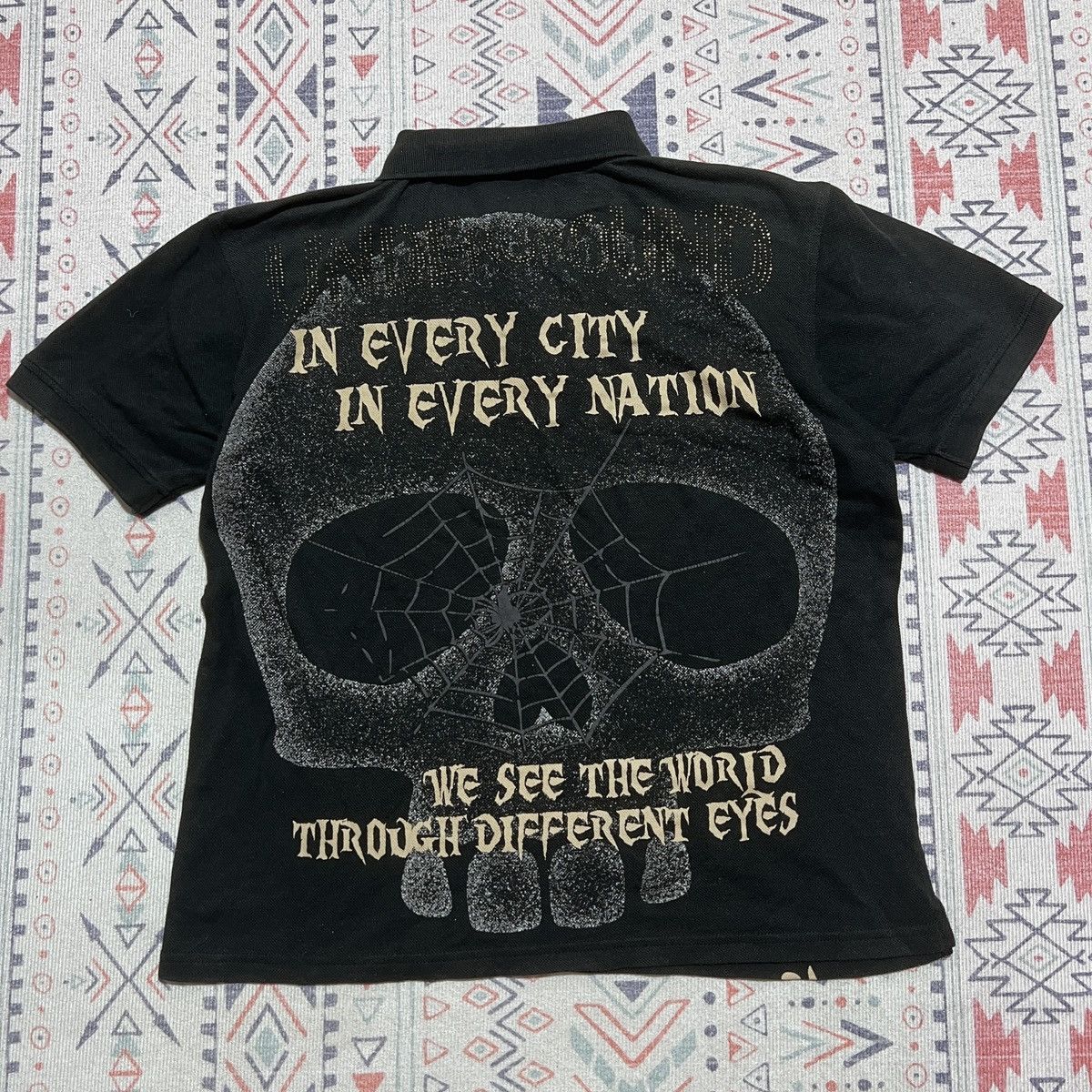 Japanese Brand Dirty Dad Punk Inspired Polo T-shirt Size US S / EU 44-46 / 1 - 2 Thumbnail