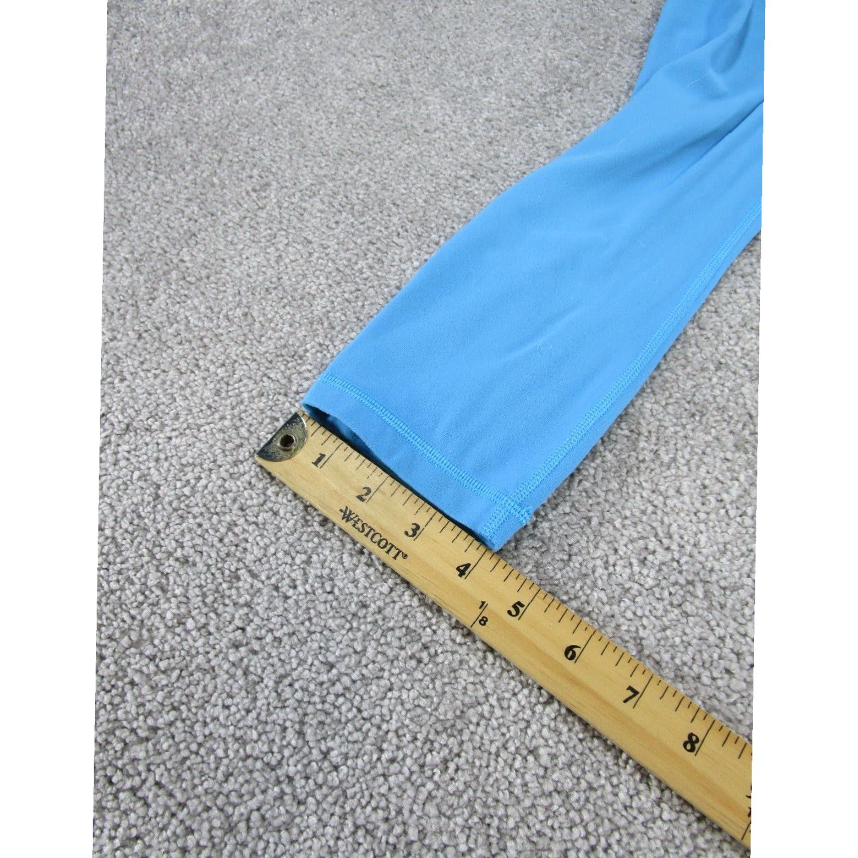 Athleta Athleta Womens Xs Extra Large Ultra High Rise Elation Capri Leggings Light Blue Size 26" / US 2 / IT 38 - 5 Thumbnail