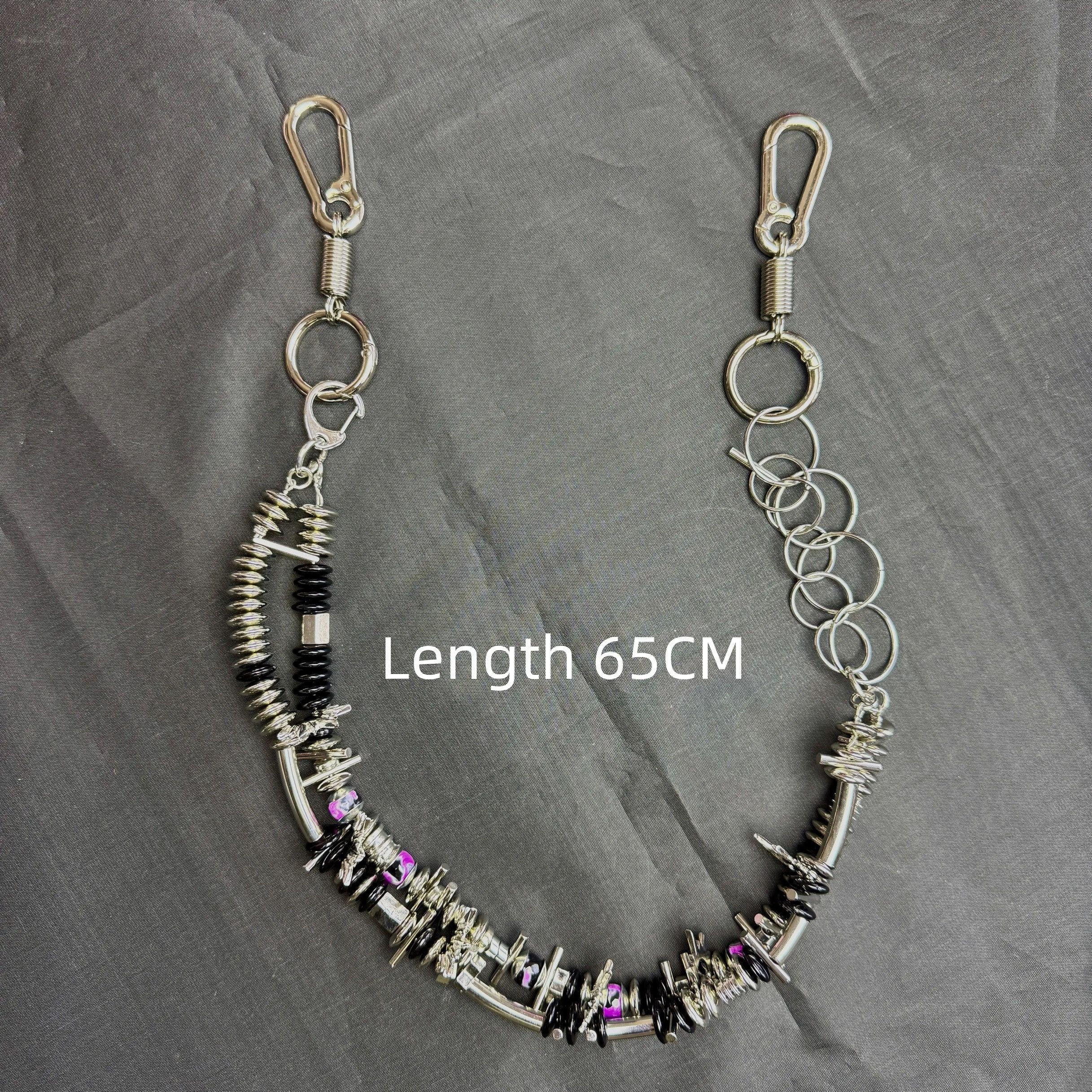 Japanese Brand × Vintage Irregular Mechanical Necklace/Waist Keychain Wallet Size ONE SIZE - 5 Thumbnail