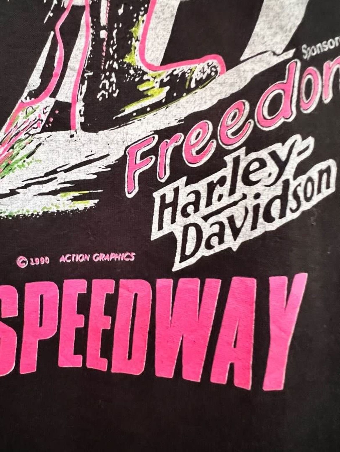 Harley Davidson × Jerzees × Vintage Vintage TShirt Motorcycles Buckeye Speedway Harley Davidson Size US XL / EU 56 / 4 - 5 Thumbnail