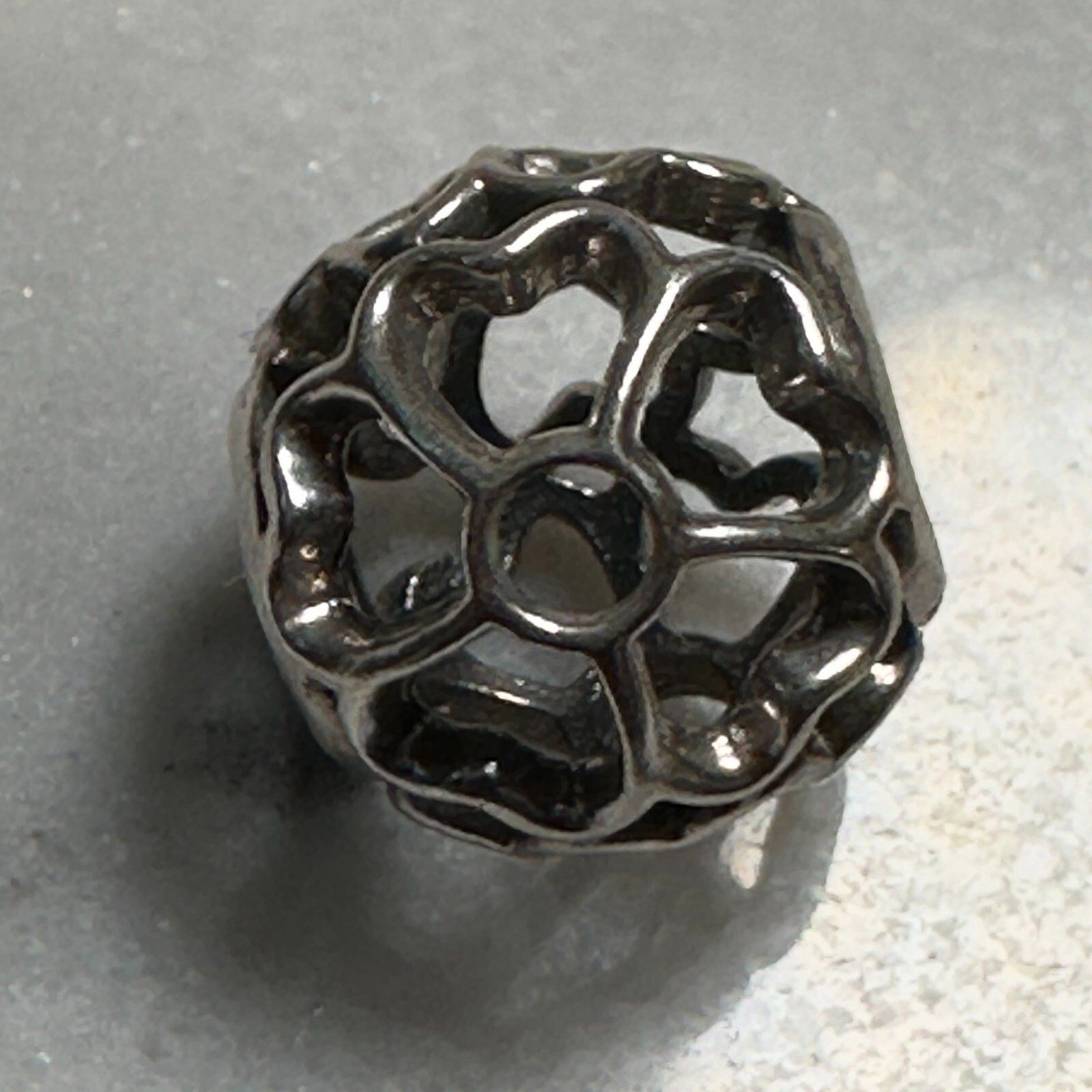 pandora Authentic Pandora Charm Primrose Openwork Bead 791489 RETIRE Size ONE SIZE - 1 Thumbnail